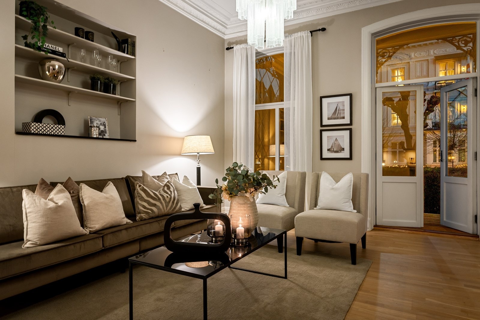 Kveldsstemning. Galleribilde