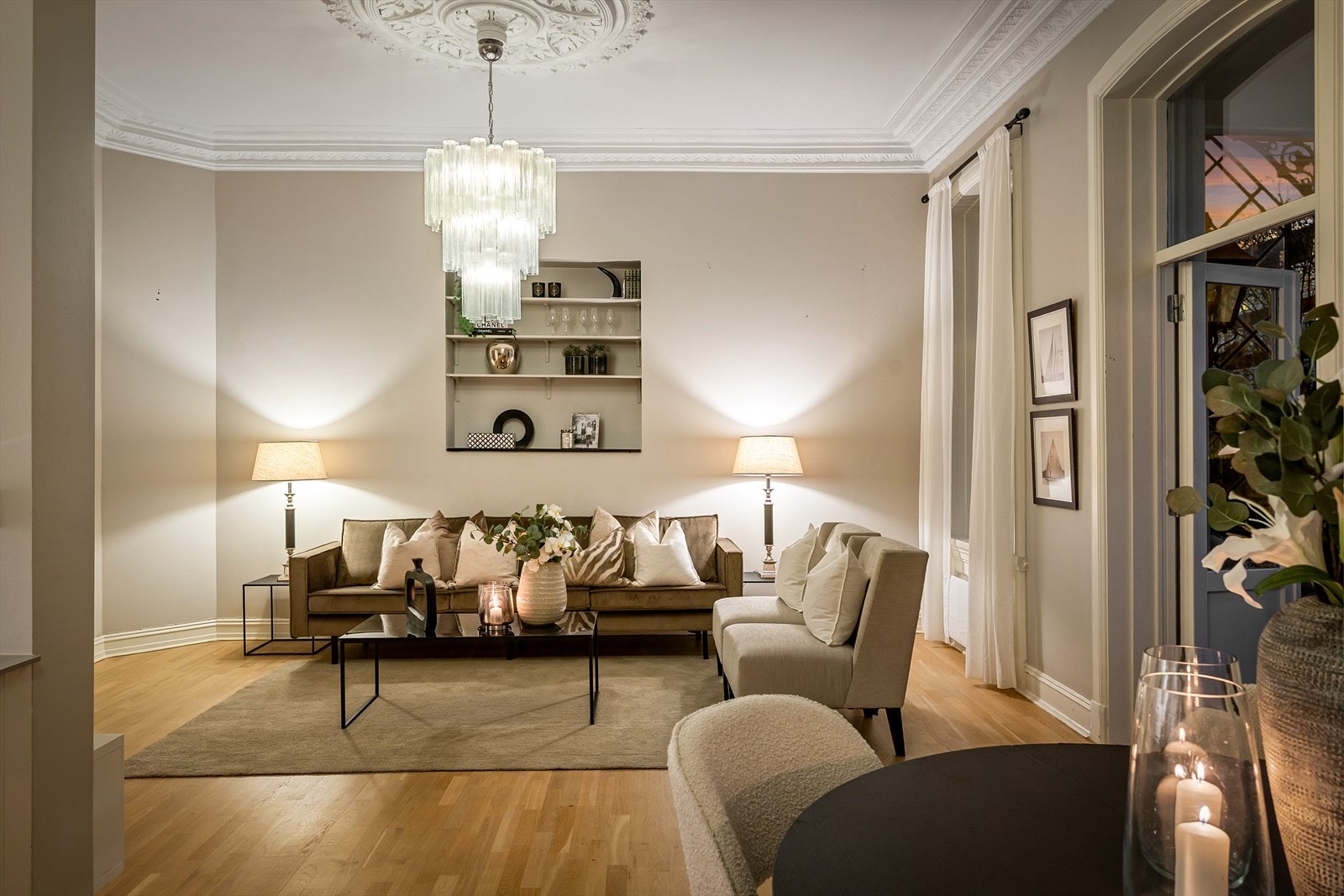 Kveldsstemning. Galleribilde