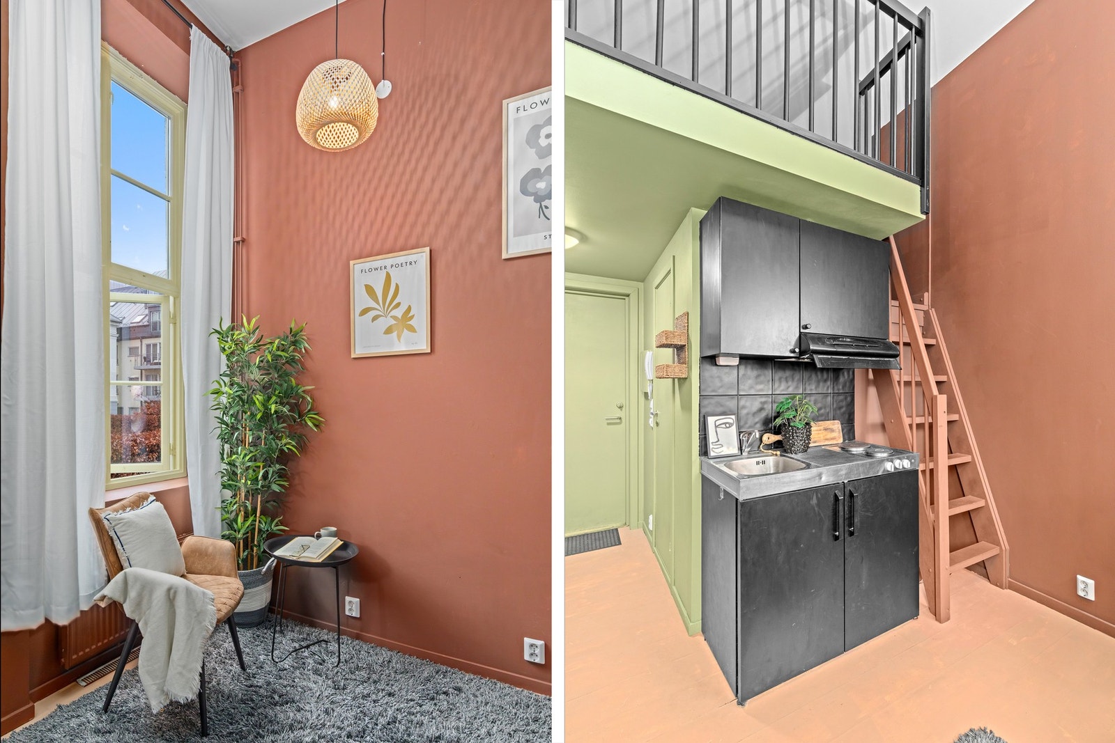 Flott og lys arealeffektiv leilighet med god planløsning. Galleribilde