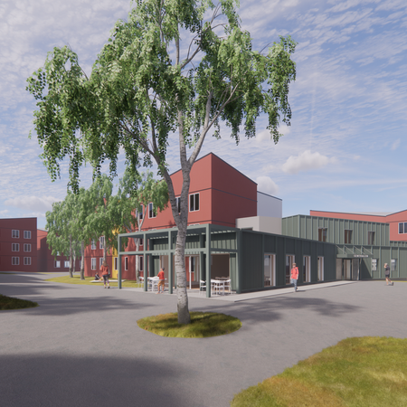 Nytt fellesbygg - ferdigstilles 2024 Galleribilde