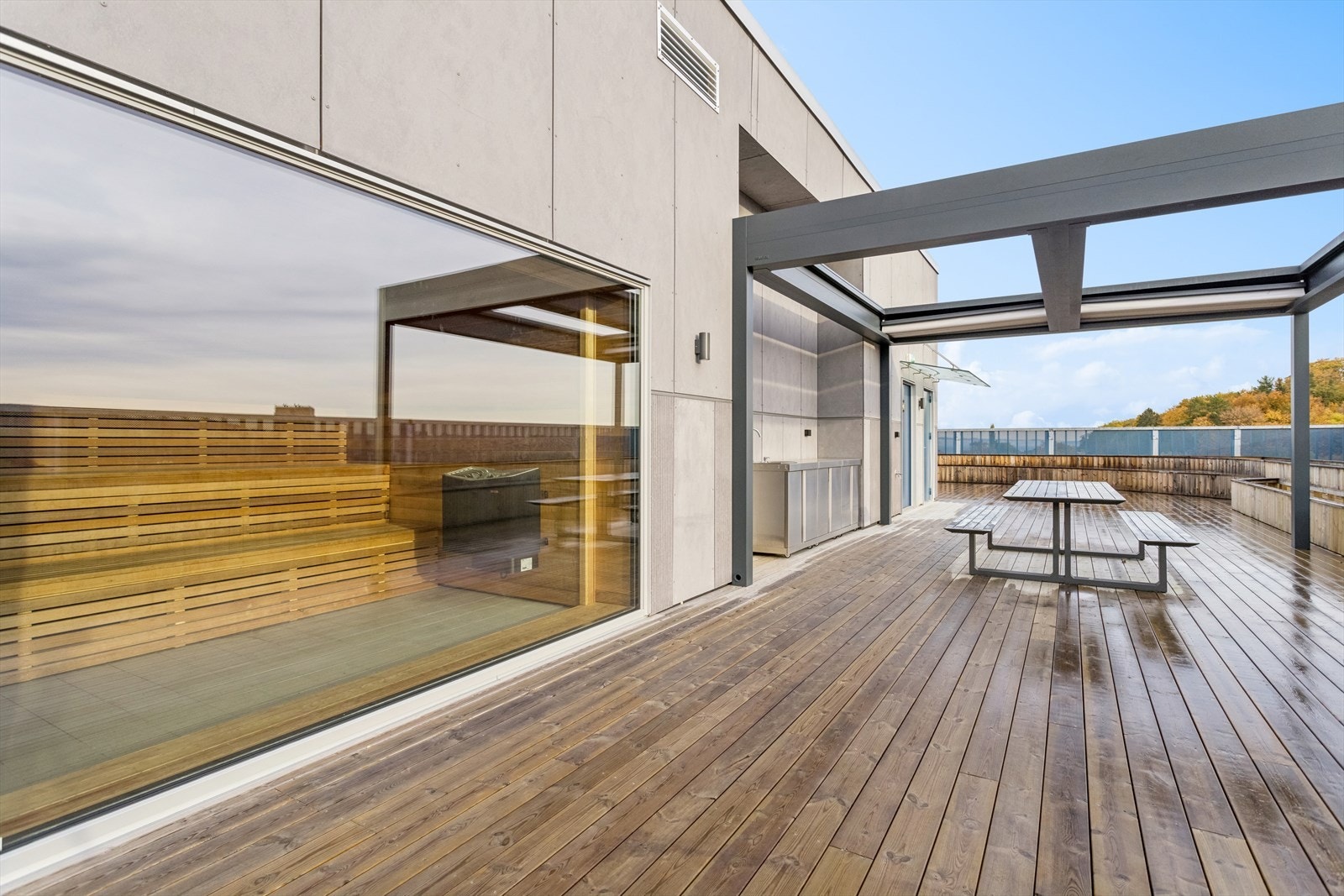 PLUSSKONSEPT: Sauna/badstue på takterrasse Galleribilde