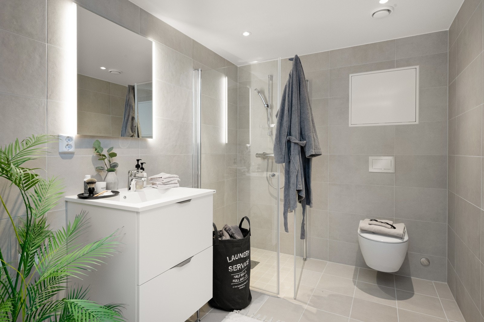 Delikat og praktisk bad Galleribilde