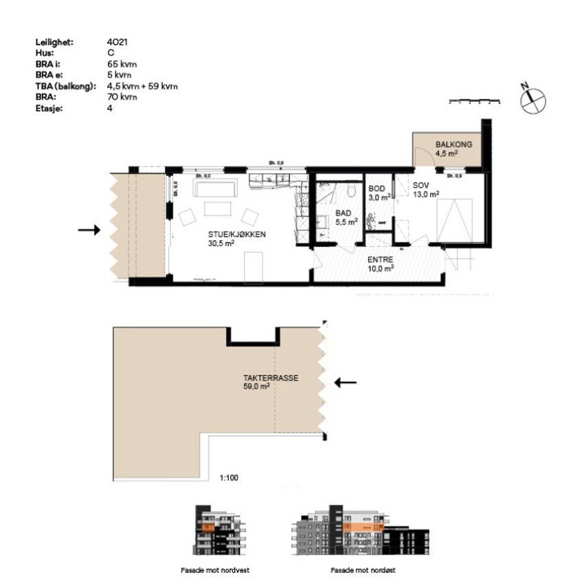 plantegning C4021 Galleribilde