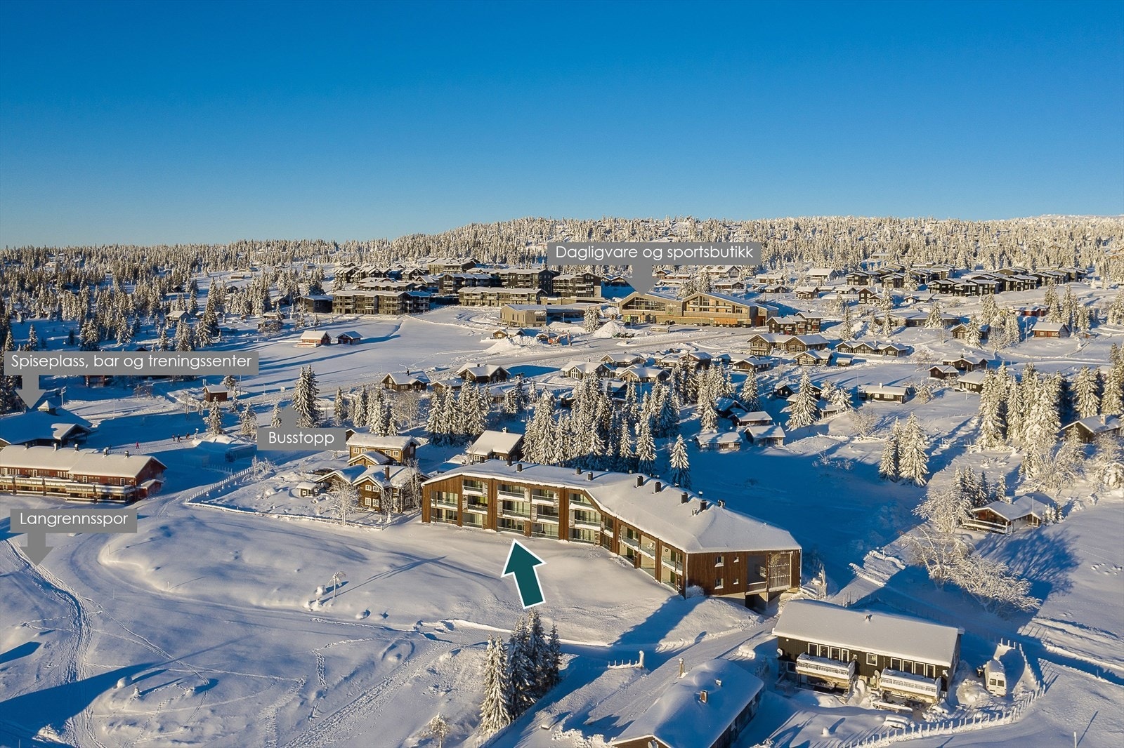 Fra leiligheten har man tilgang på "alt" Sjusjøen har å by på! Galleribilde
