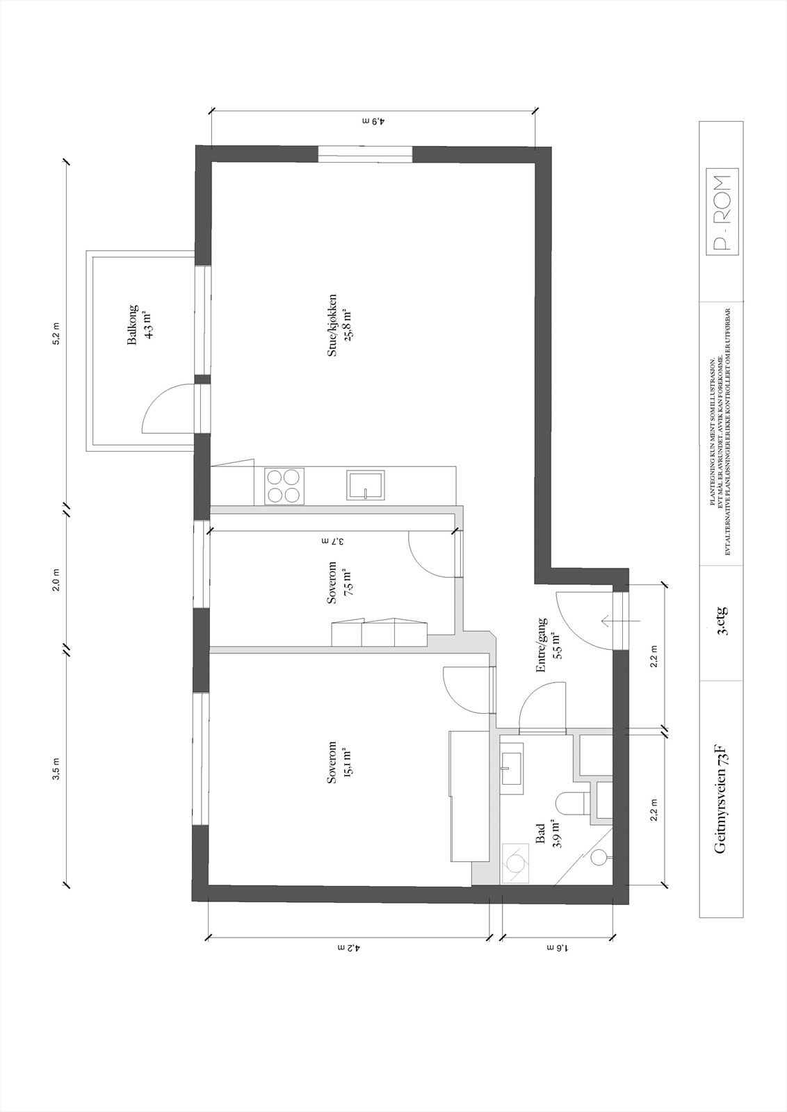 Plantegning Galleribilde