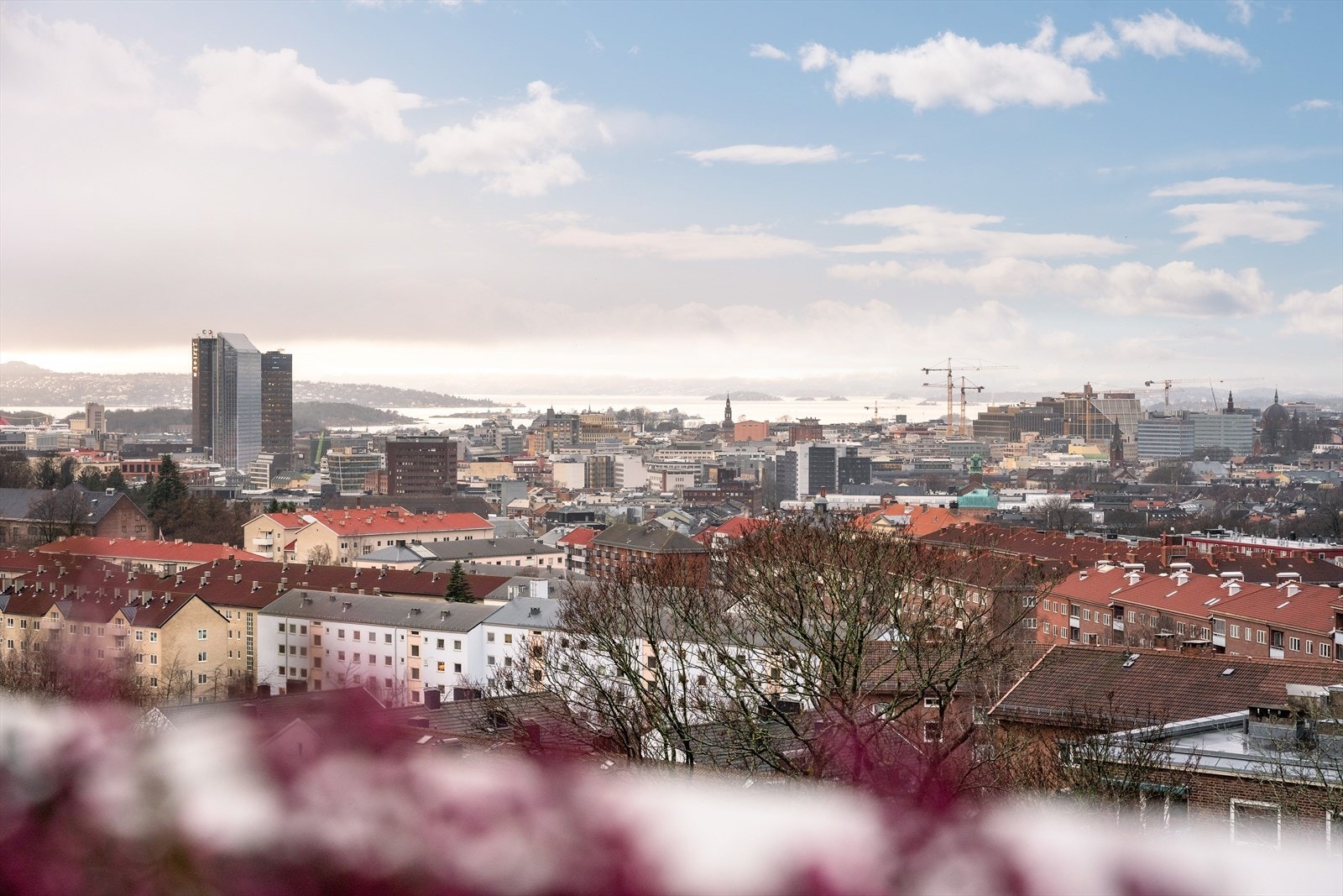 Her er utsikten like vakker dagtid som kveldstid Galleribilde