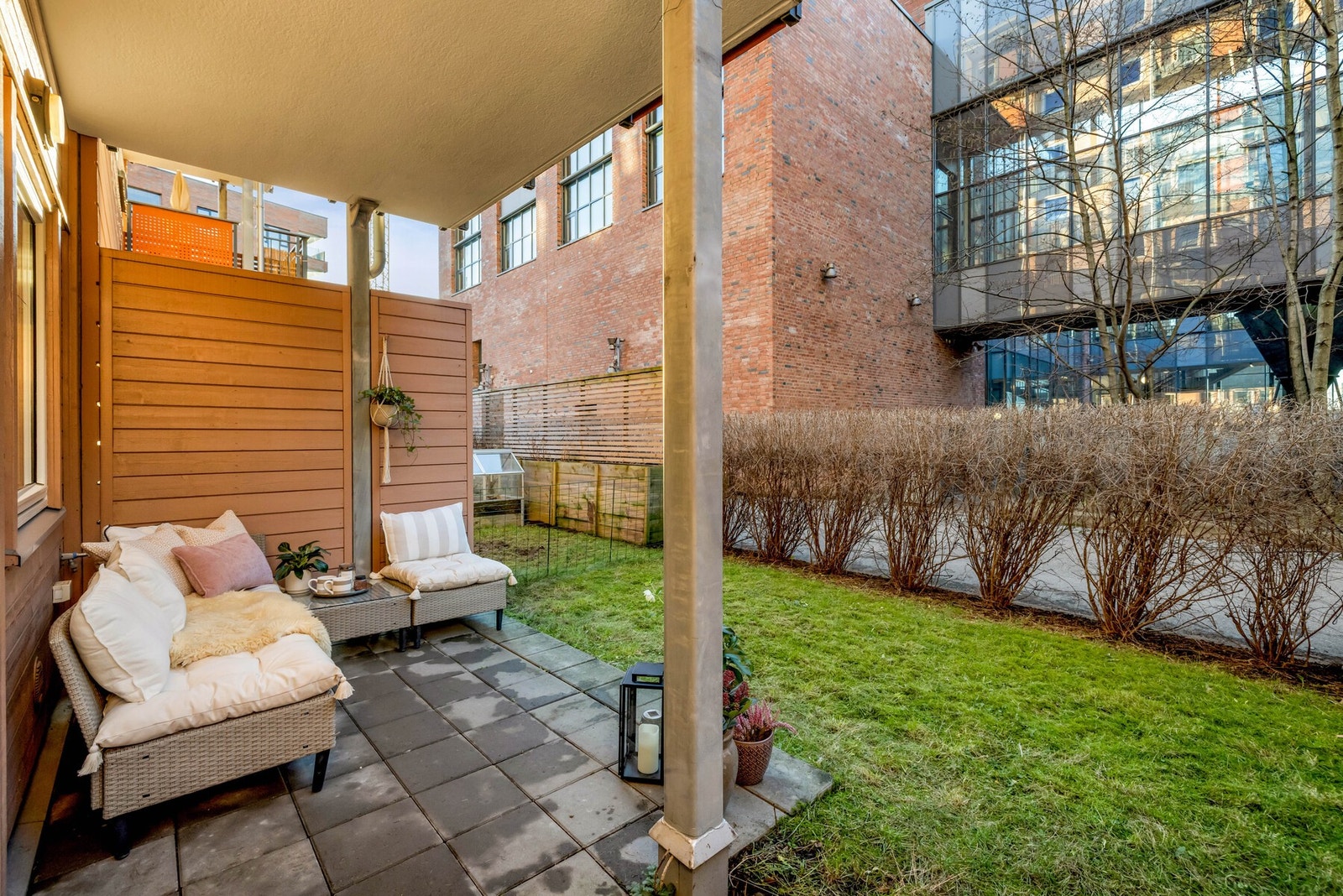 Her har du grønt utsyn og hageflekk. Galleribilde