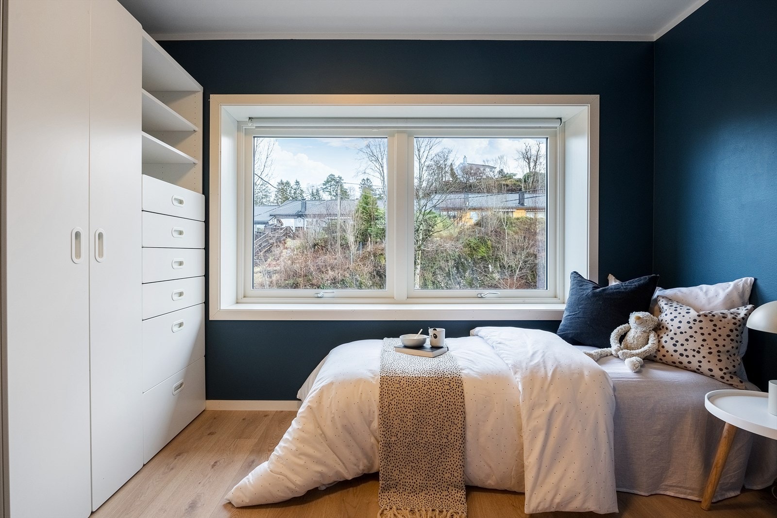 Soverommene er på hhv. 14,3 m², 9,25 m² og 6,8 m². Galleribilde