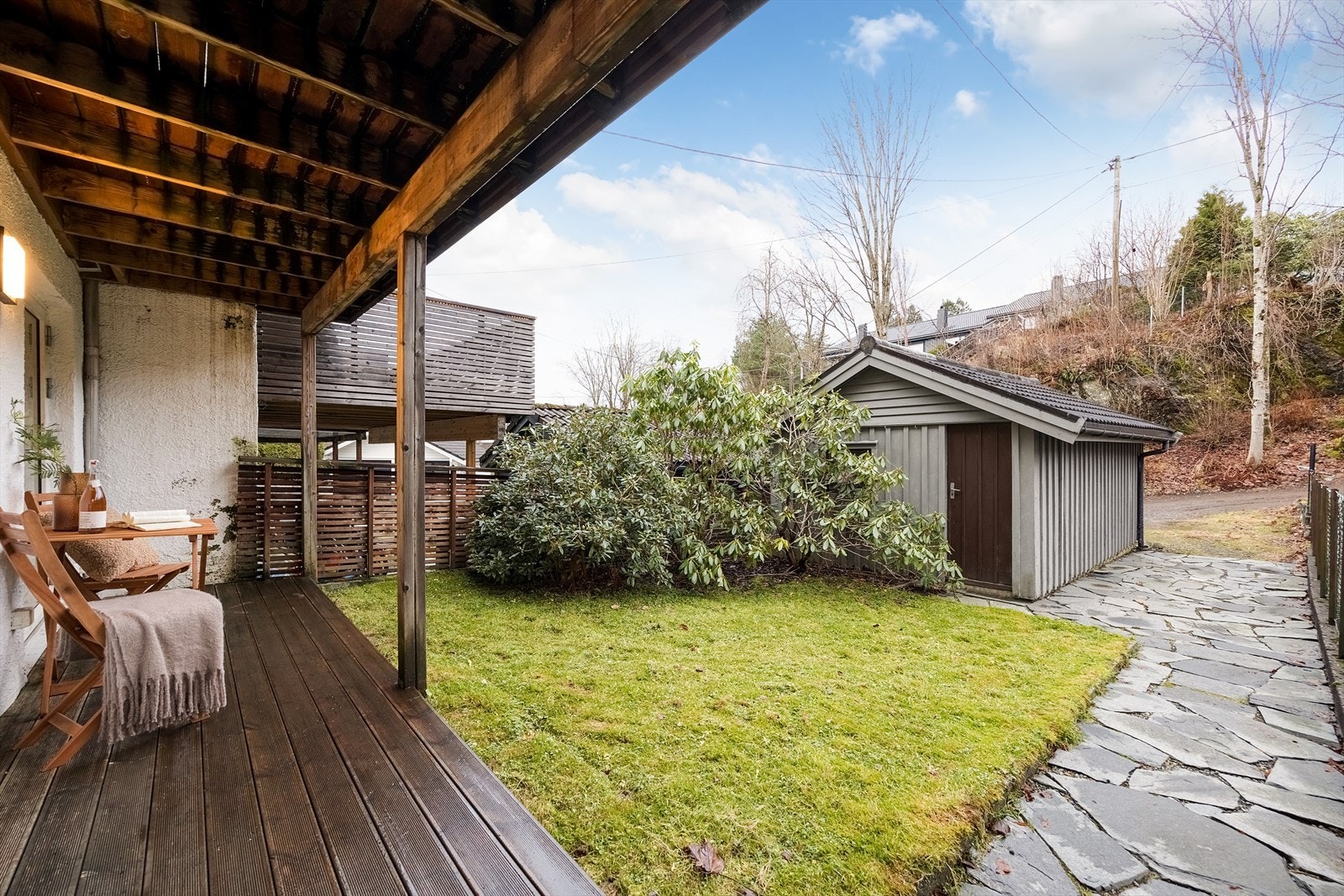 Pent opparbeidet hage. Galleribilde