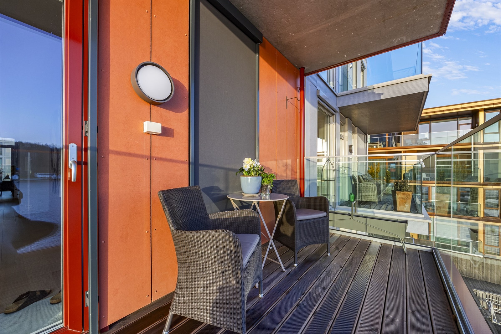 Balkong mot Tromøysund Galleribilde