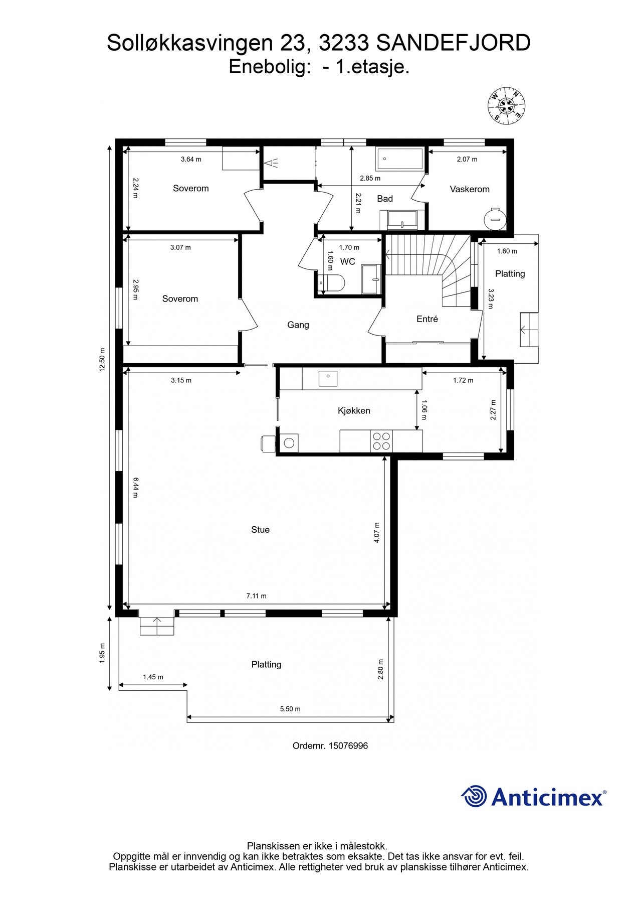 Her ser du planløsningen Galleribilde