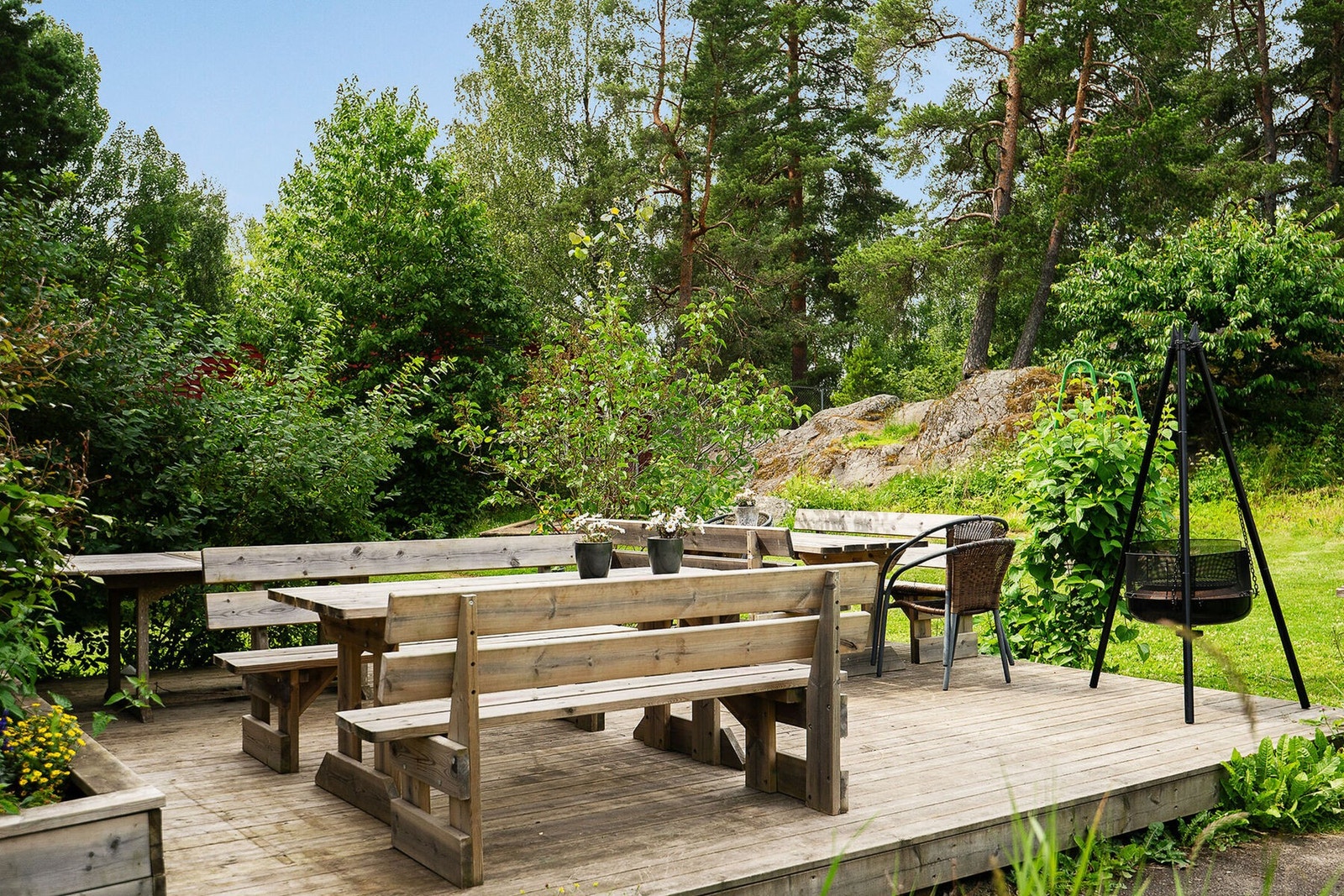 Hyggelig fellesområde i borettslaget. Galleribilde