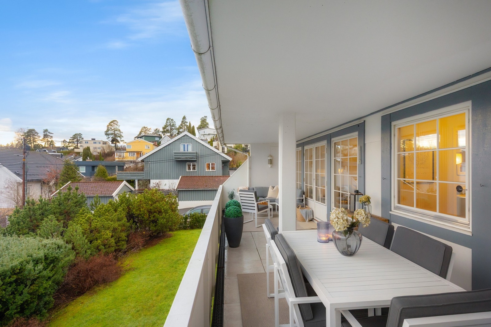 Pent opparbeidete fellesarealer, som hage. Galleribilde