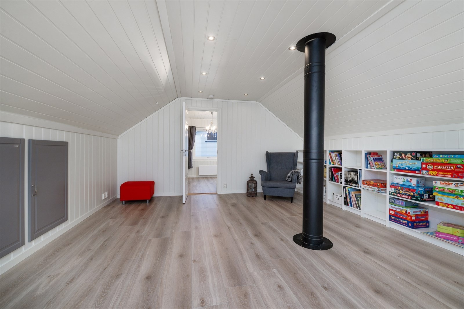 I 2. etg. er det loftsstue Galleribilde