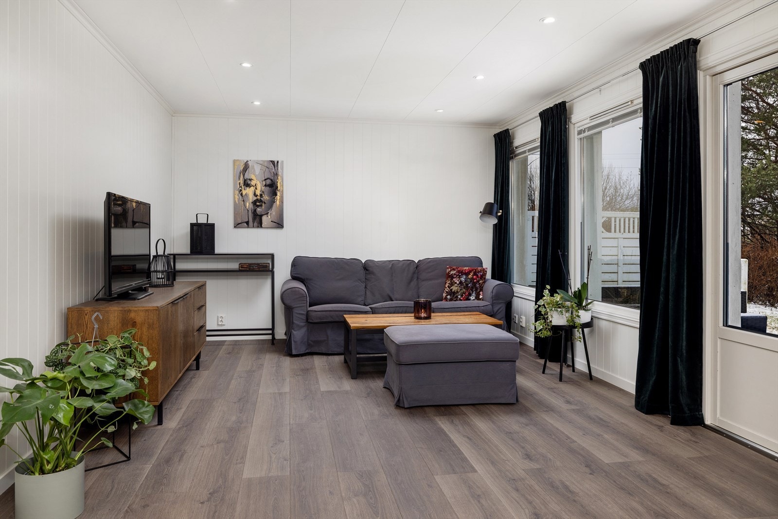 Boligen er lys og det er lett å sette sitt eget preg Galleribilde