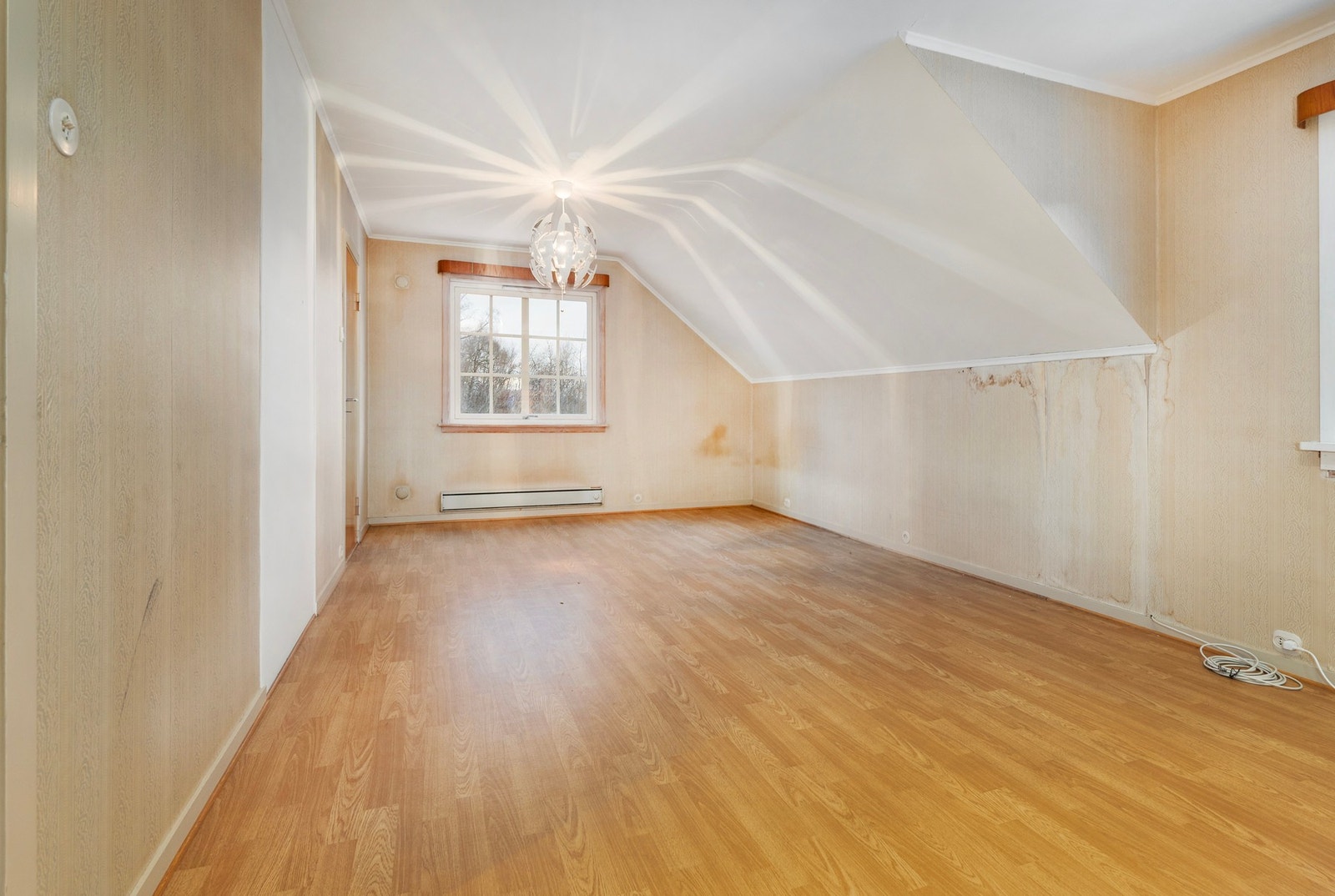 Stue på loft. Galleribilde