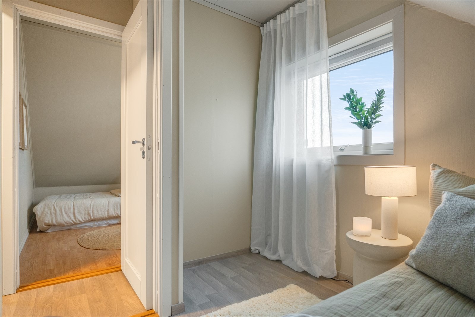 Rom innredet som soverom (ikke omsøkt). Galleribilde