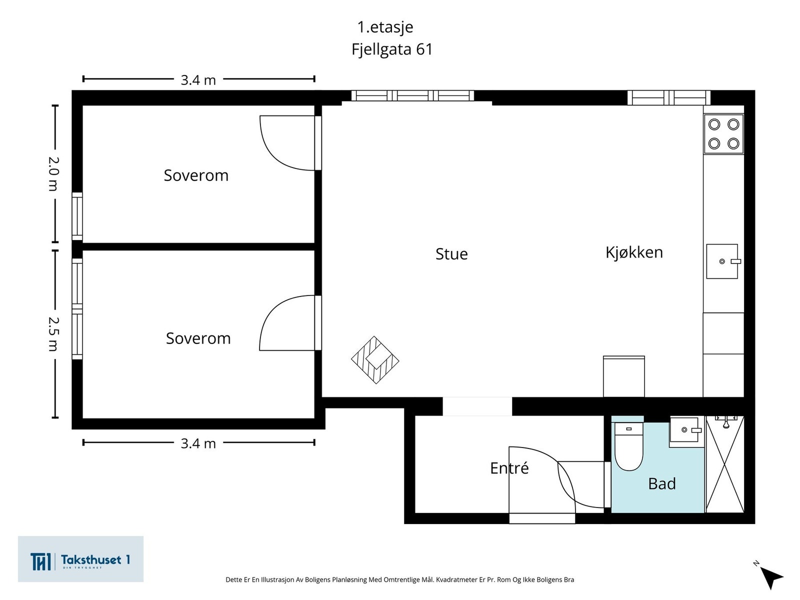 Plantegning Galleribilde