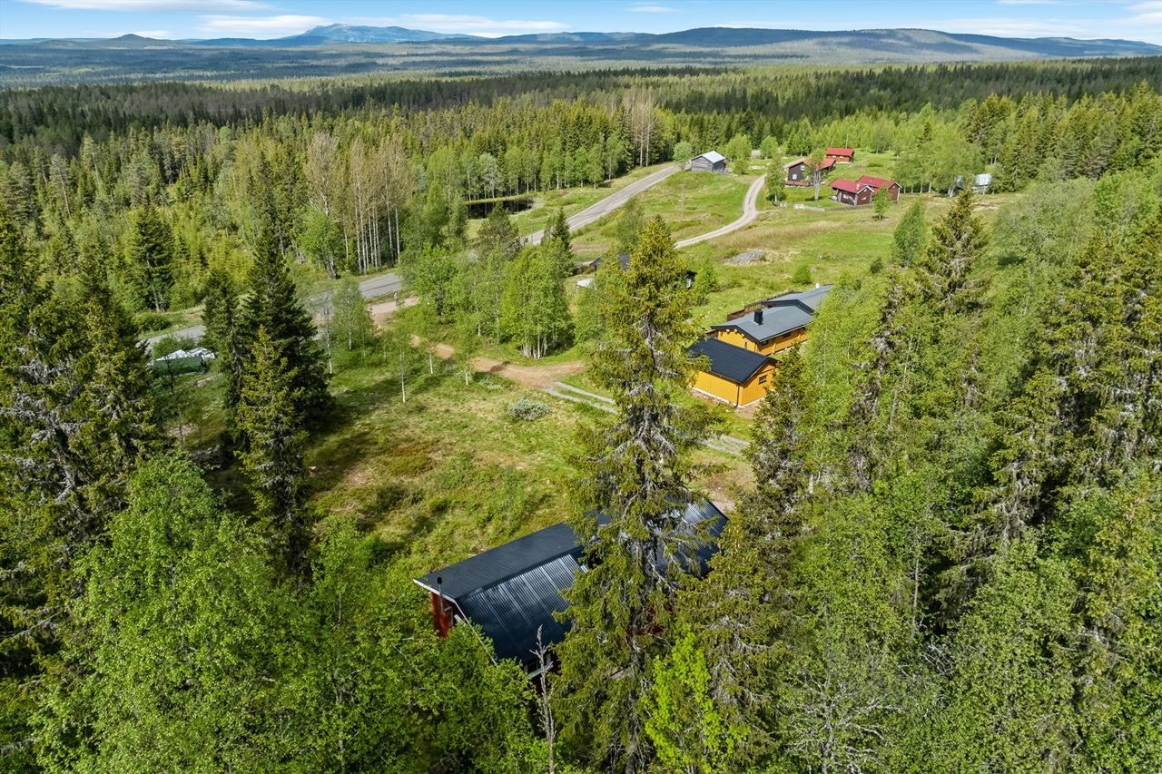 Rolig og fredelig med Trysilfjellet i bakgrunnen, kun en halvtimes kjøretur fra hytta. Galleribilde