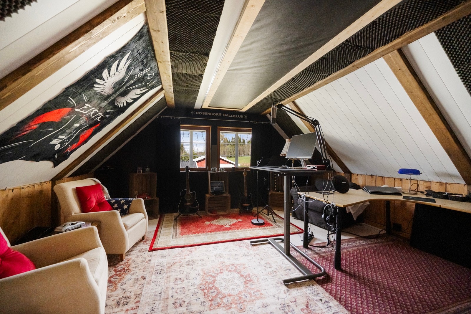 Ene soverommet er benyttet som musikkrom Galleribilde