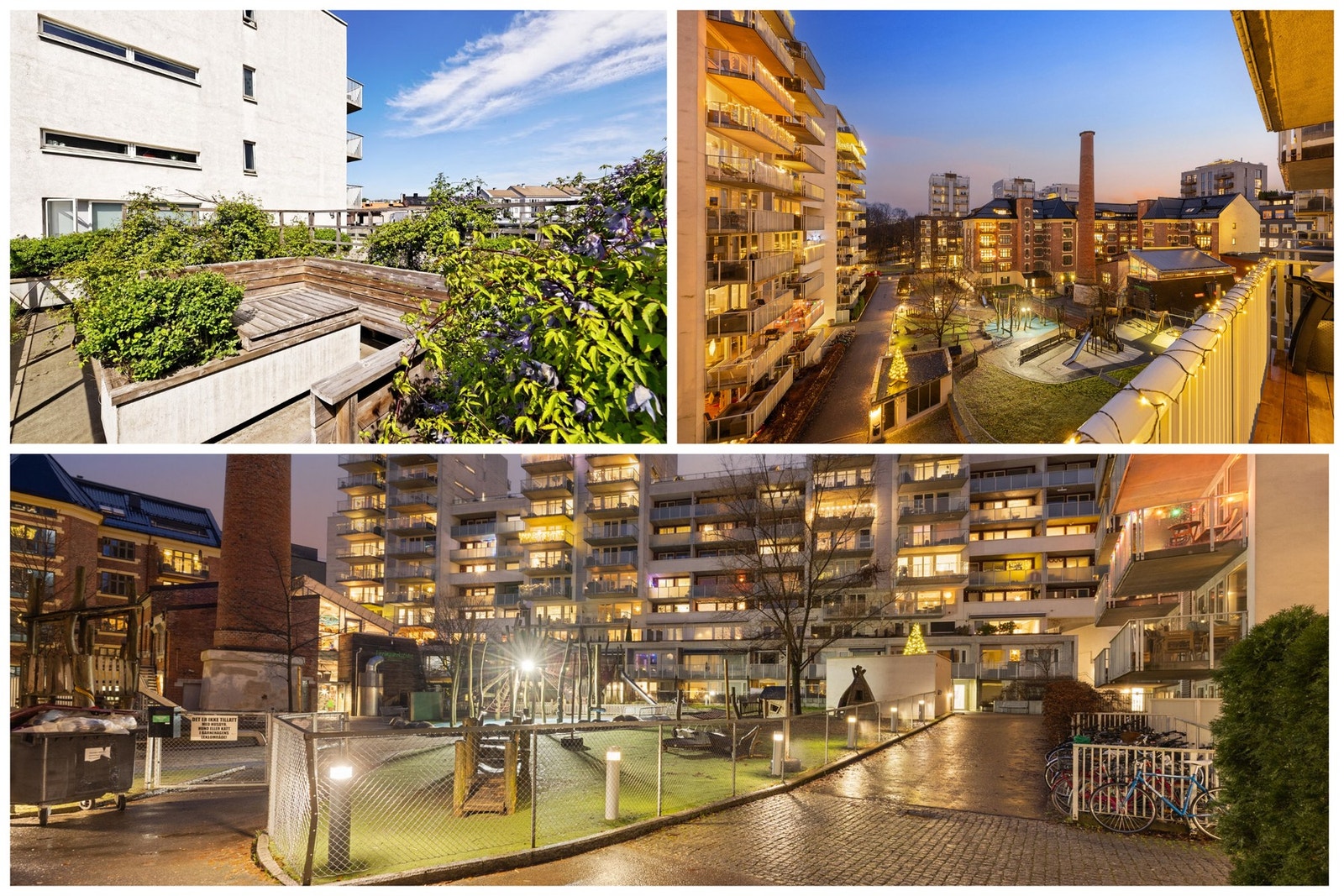 Drift av fellesareal ivaretas av styret i Waldemars Hages Driftsforening. Galleribilde