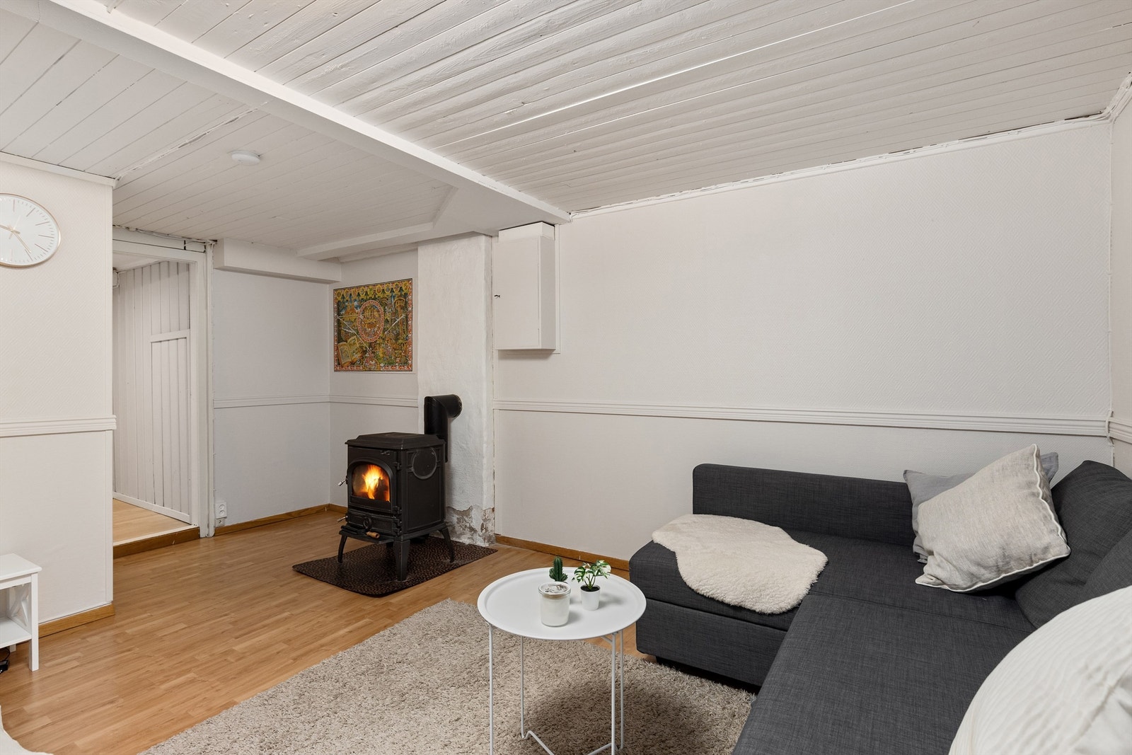 Peisovn i kjellerstuen Galleribilde