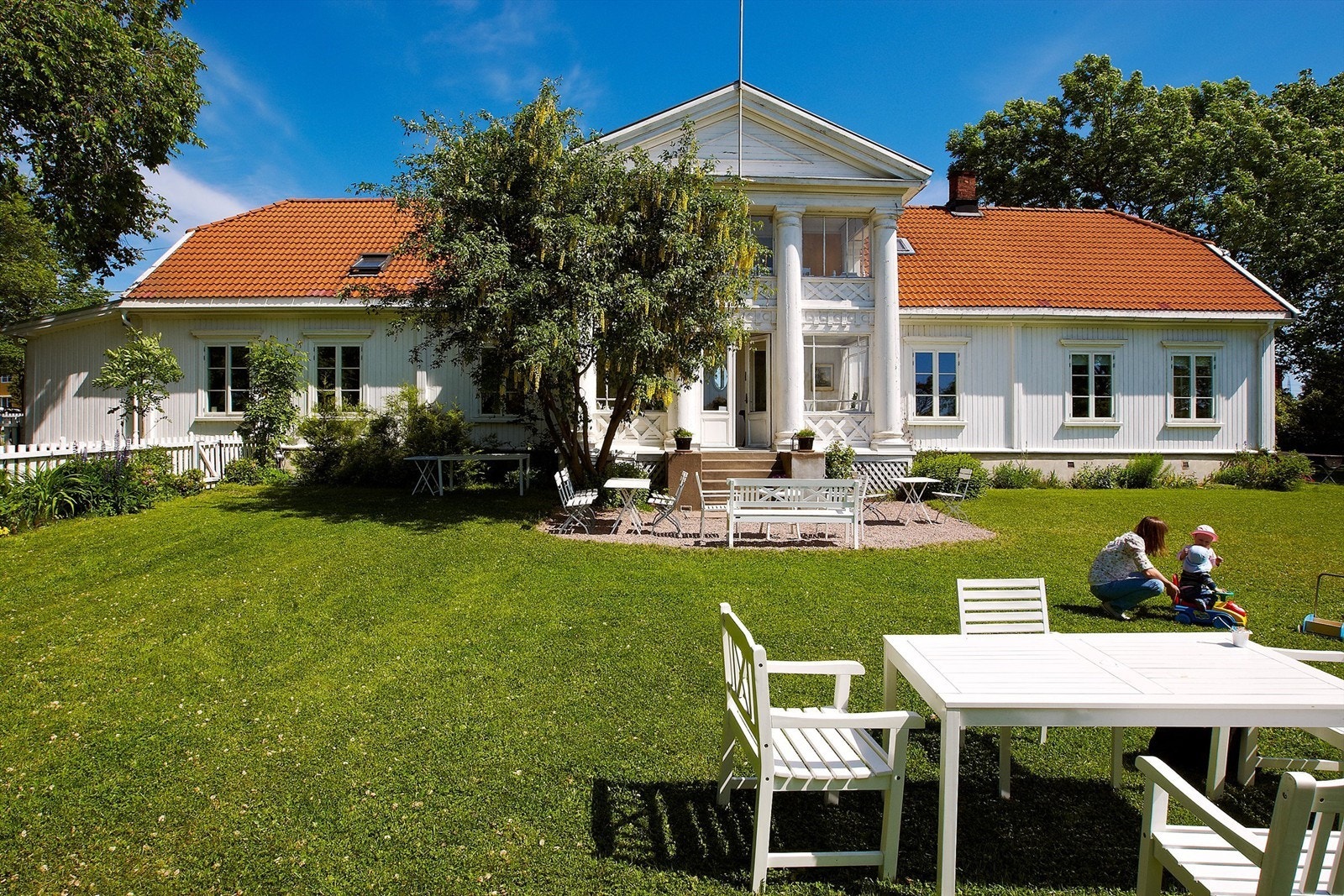 Borettslaget eier vakre Disen gård som kan leies til halv pris av beboerne i borettslaget Galleribilde