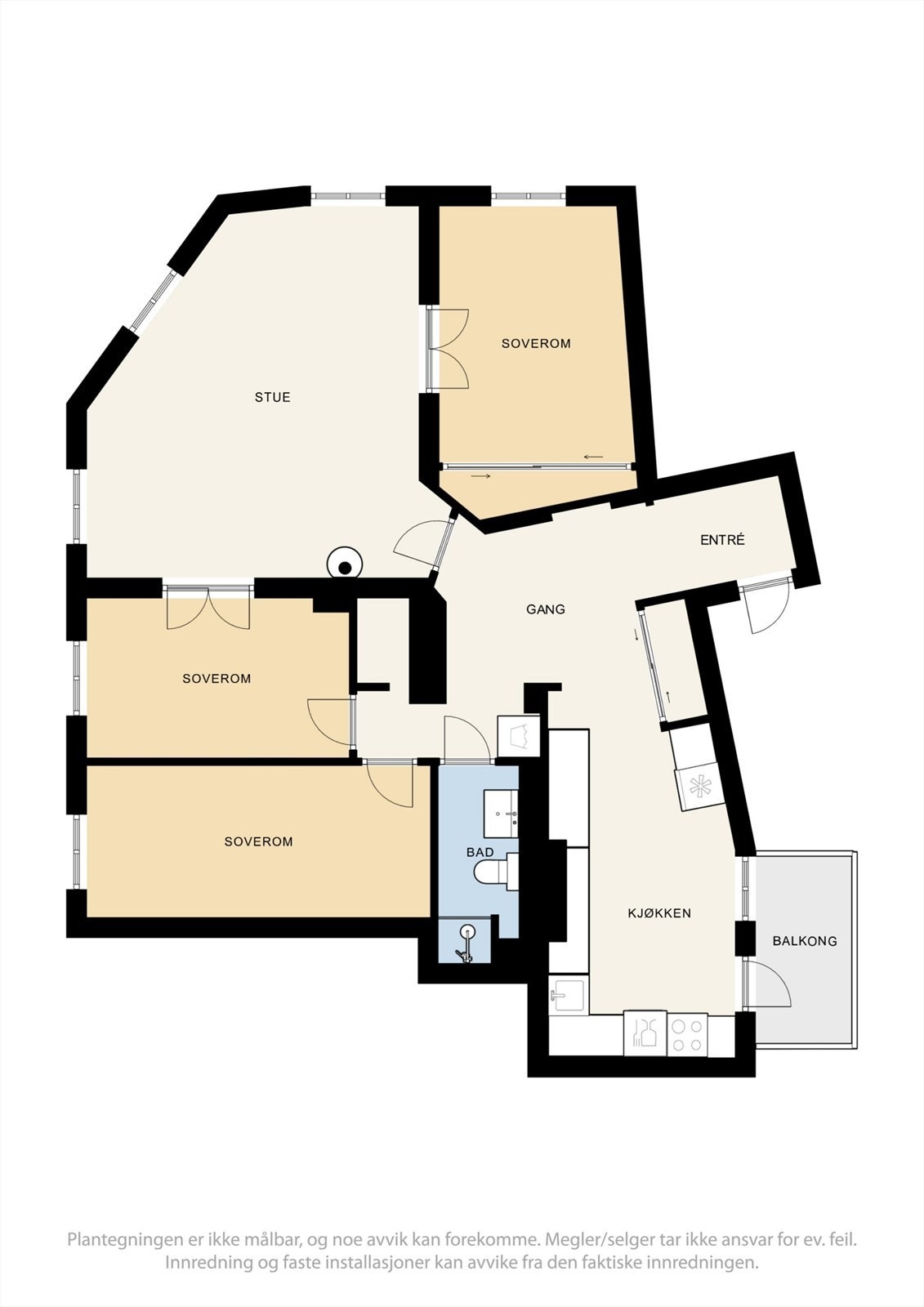 Plantegning Galleribilde