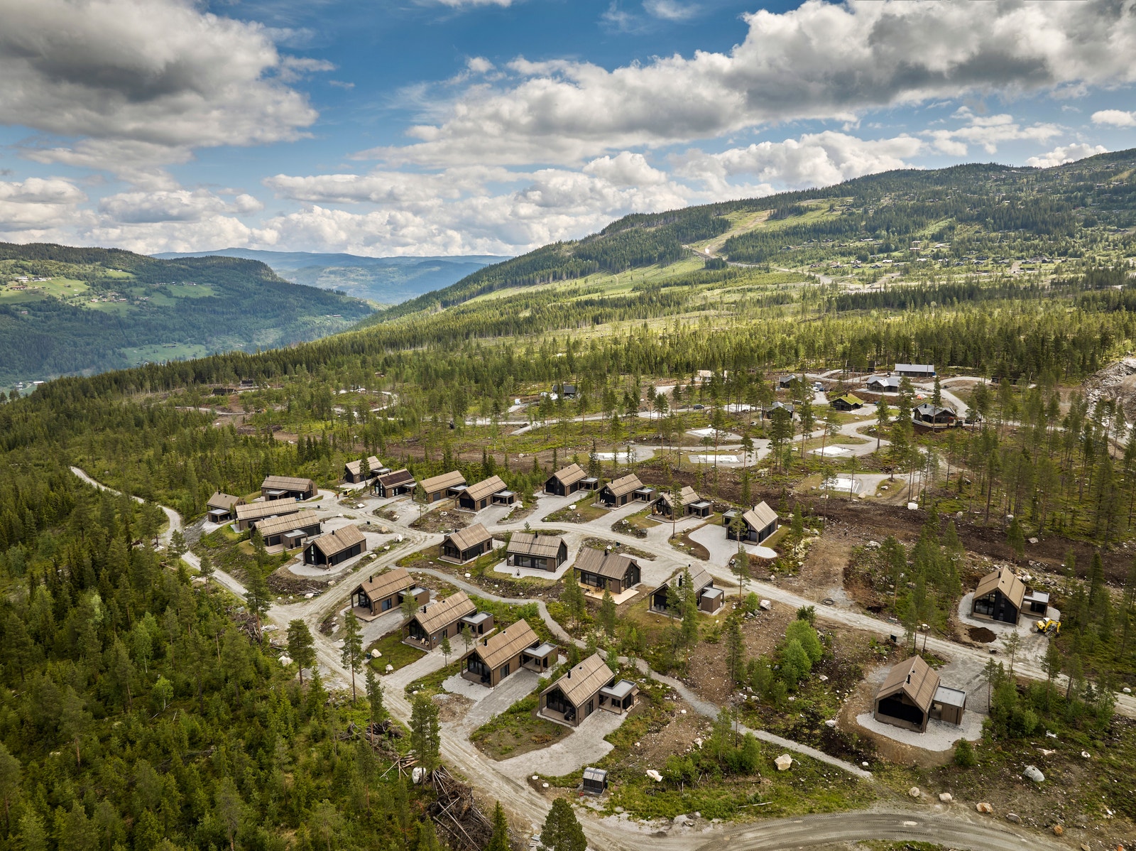 På prosjektets hjemmeside finner man en oversiktlig tomtevelger. https://www.nesbyenfjellgrend.no/tomtevelger/ Galleribilde