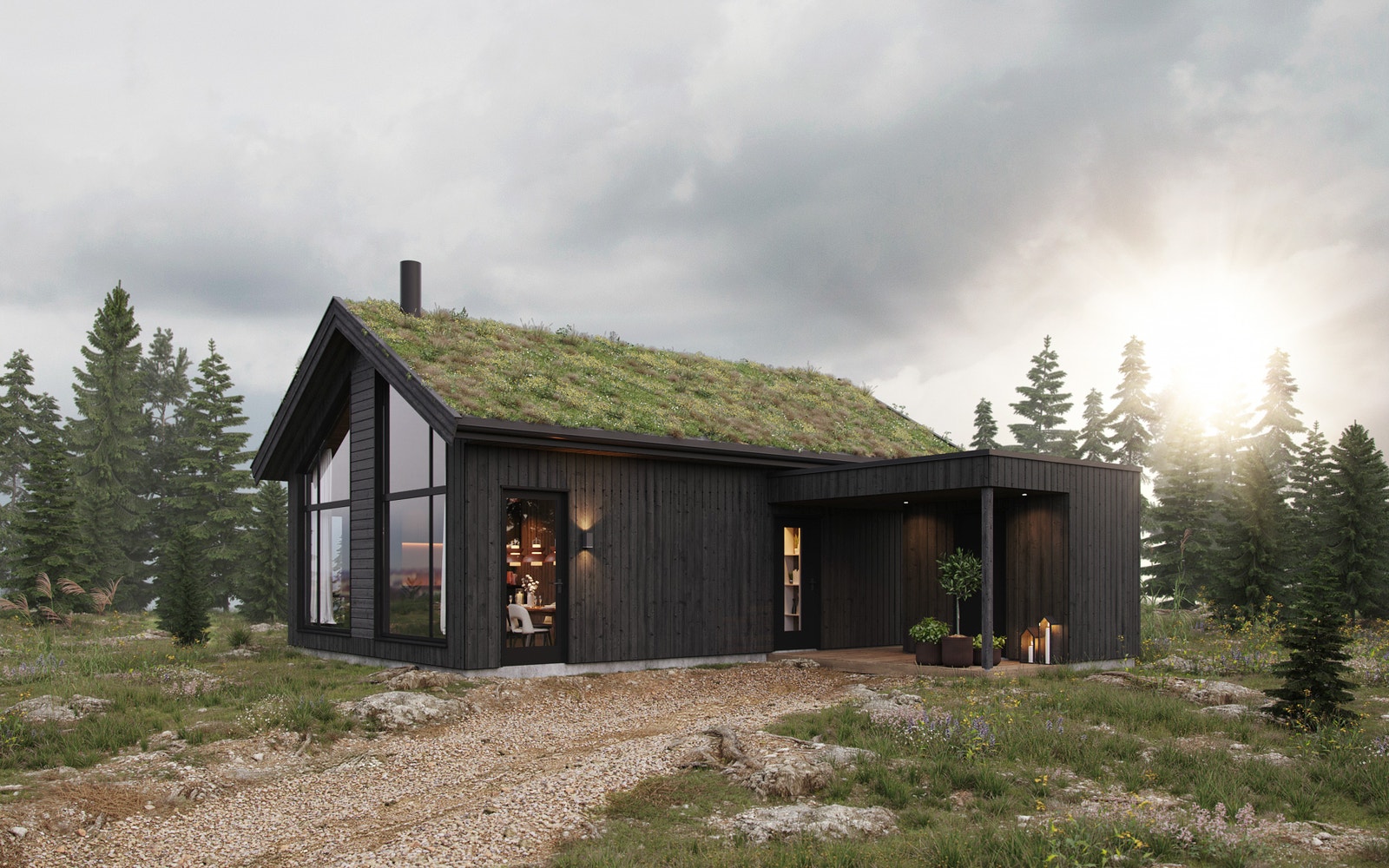 Nesbyen Fjellgrend. C1-modell Galleribilde