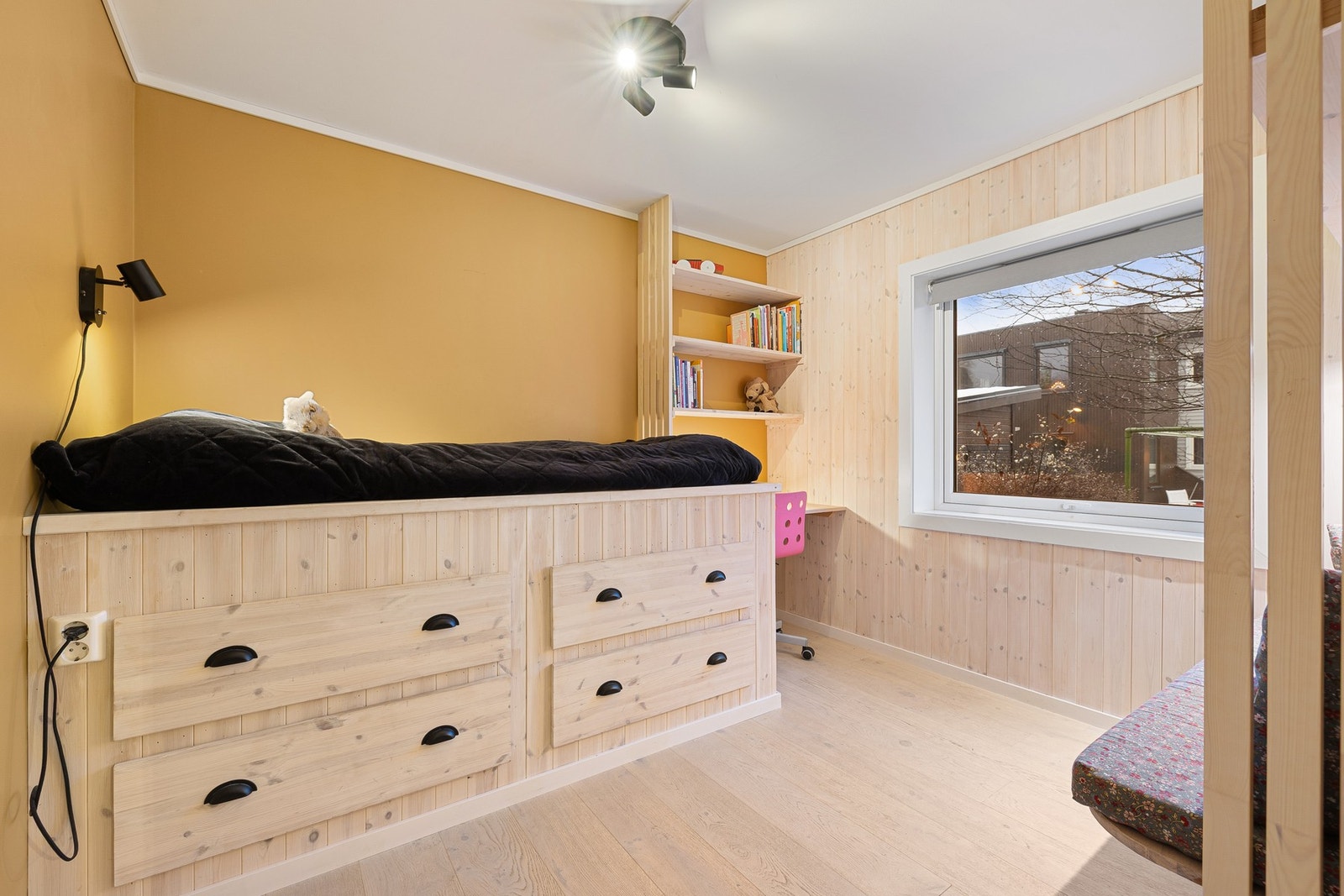 Det andre soverommet er på 6,6 kvm. Galleribilde