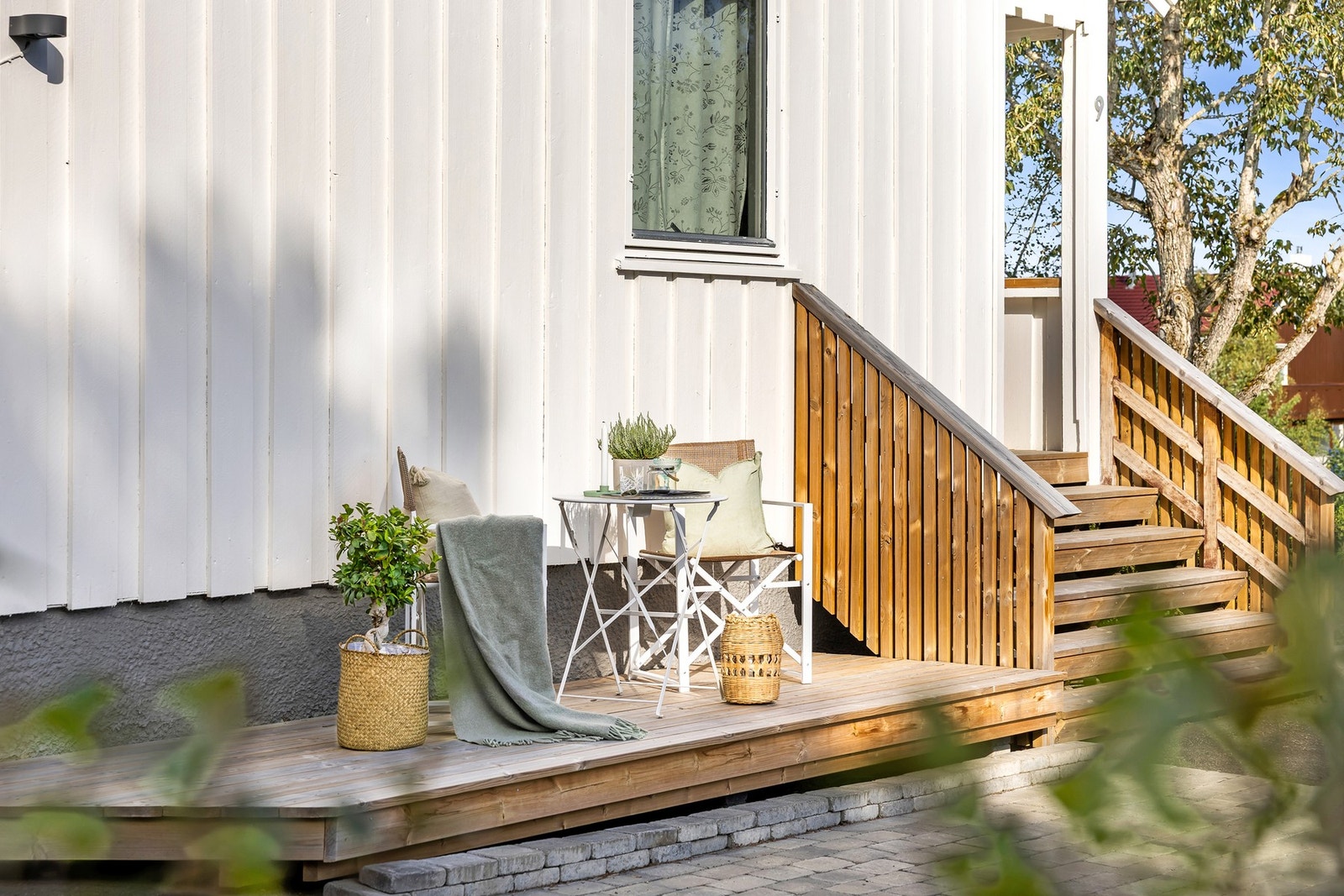 Eget inngangsparti til utleiedel. Galleribilde