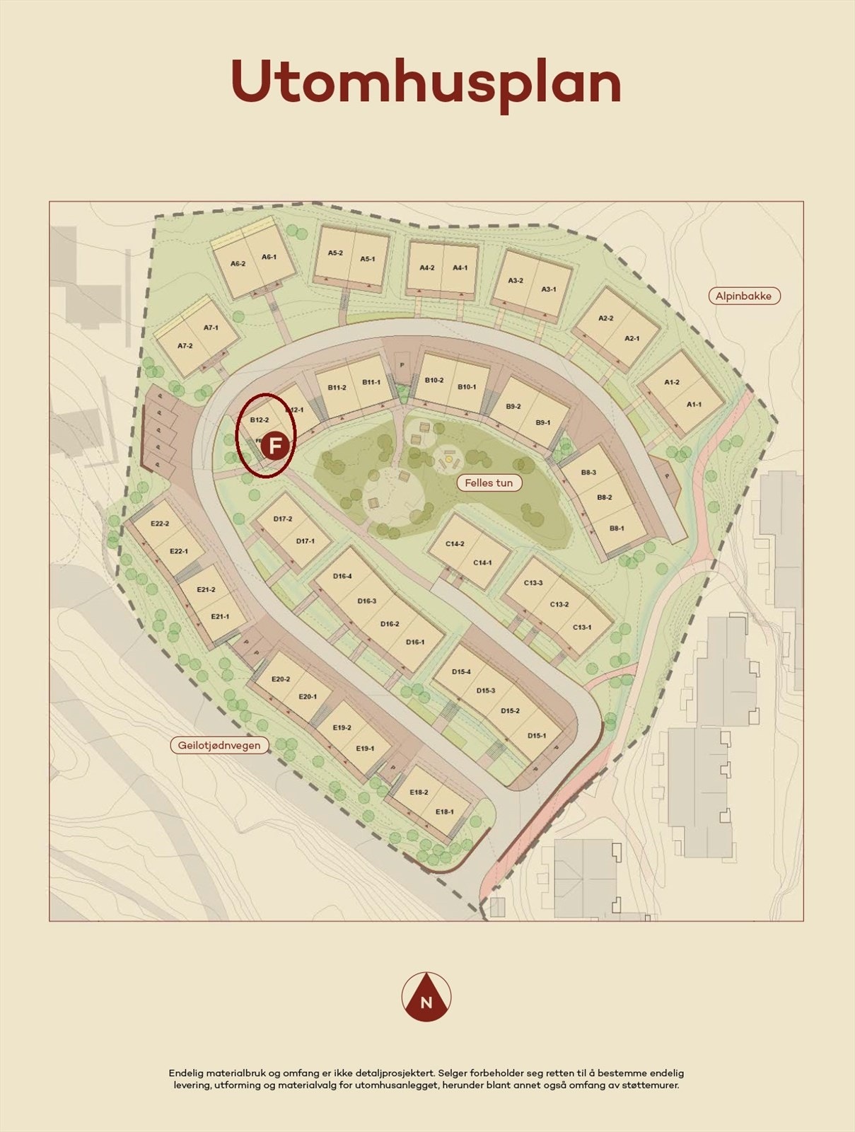 Utomhusplan Galleribilde