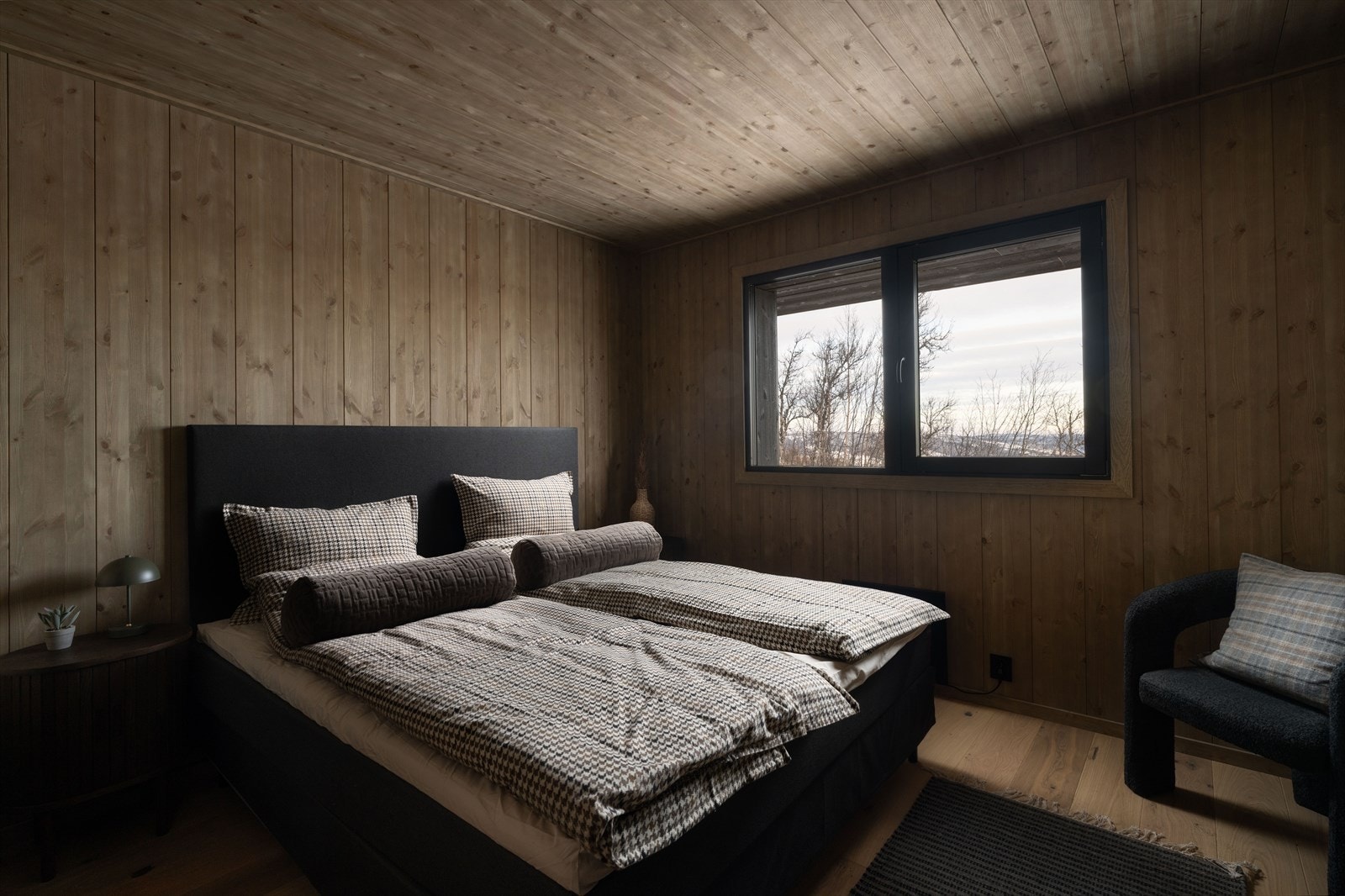 Chaleten har 2 soverom og hems. (Foto fra visningsleilighet) Galleribilde