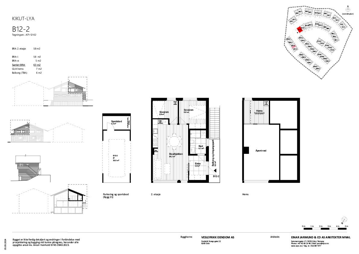 Se alle planløsninger og flere detaljer på Kikutlya.no Galleribilde
