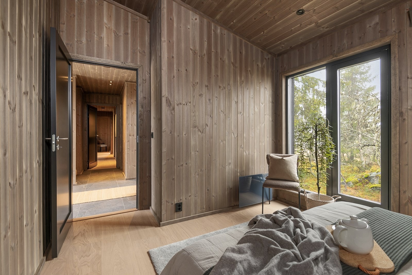 Fint å våkne i slike omgivelser og ta kaffen på senga. Galleribilde