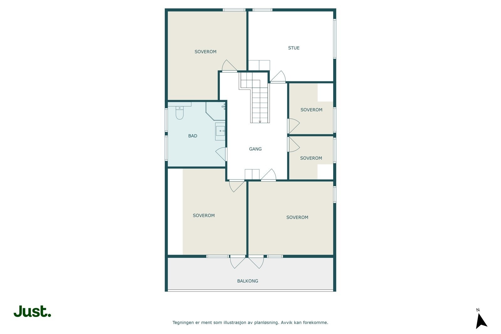 Planskisse Galleribilde