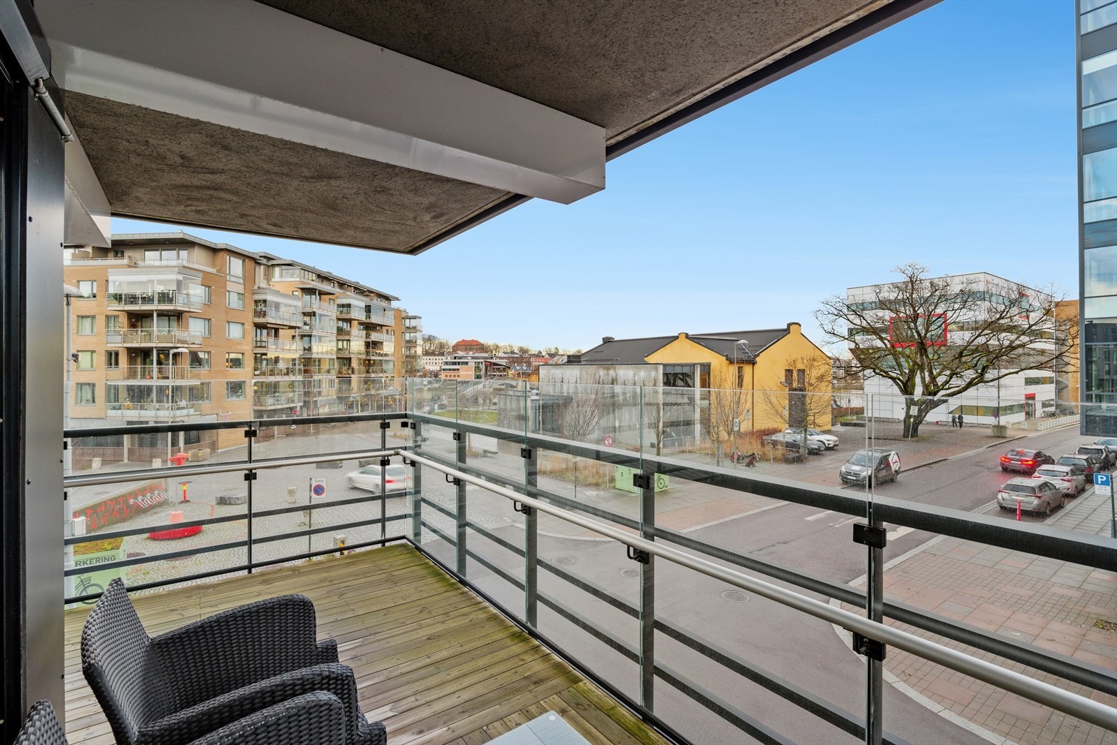 Leilighet i et sentrumsnært, urbant og moderne boligområde på Kaldnes brygge, en levende bydel vis-a-vis den populære "Brygga" i Tønsberg. Galleribilde