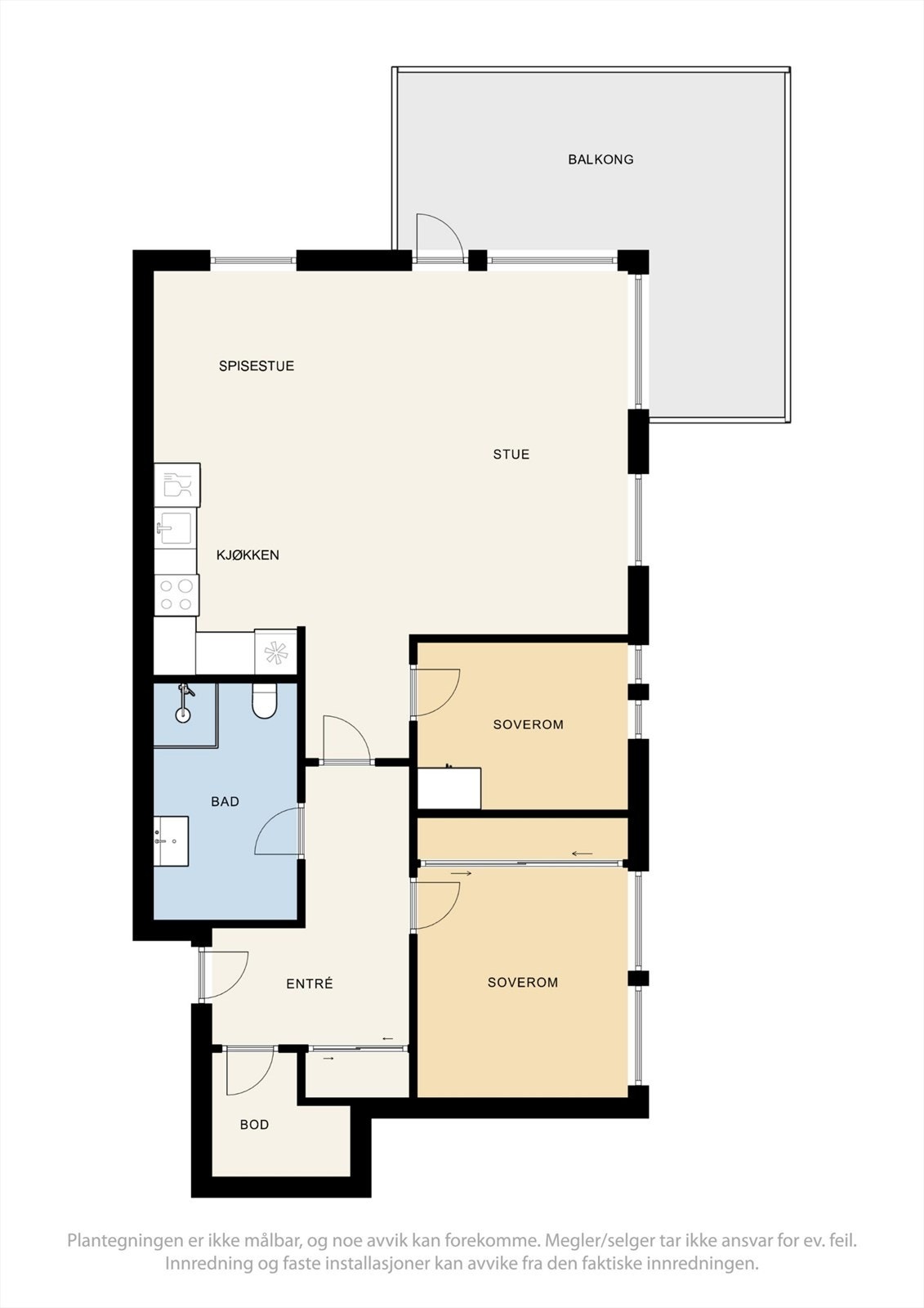 Planskisse Galleribilde