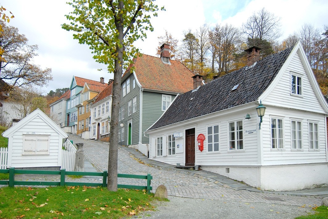 Gamle Bergen er og en del av nabolaget. Galleribilde