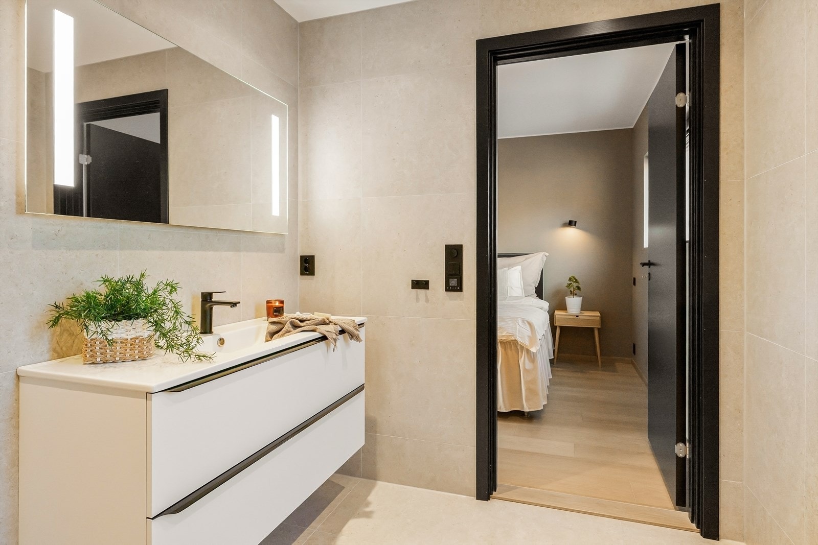 - Gulvet har behagelige varmekabler - Galleribilde