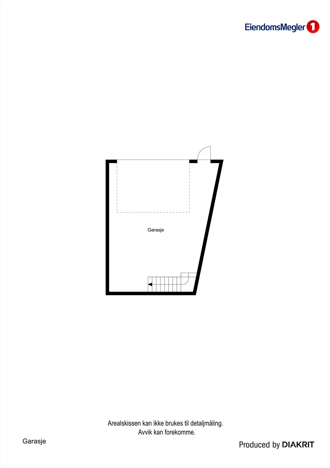 Plantegning garasje Galleribilde