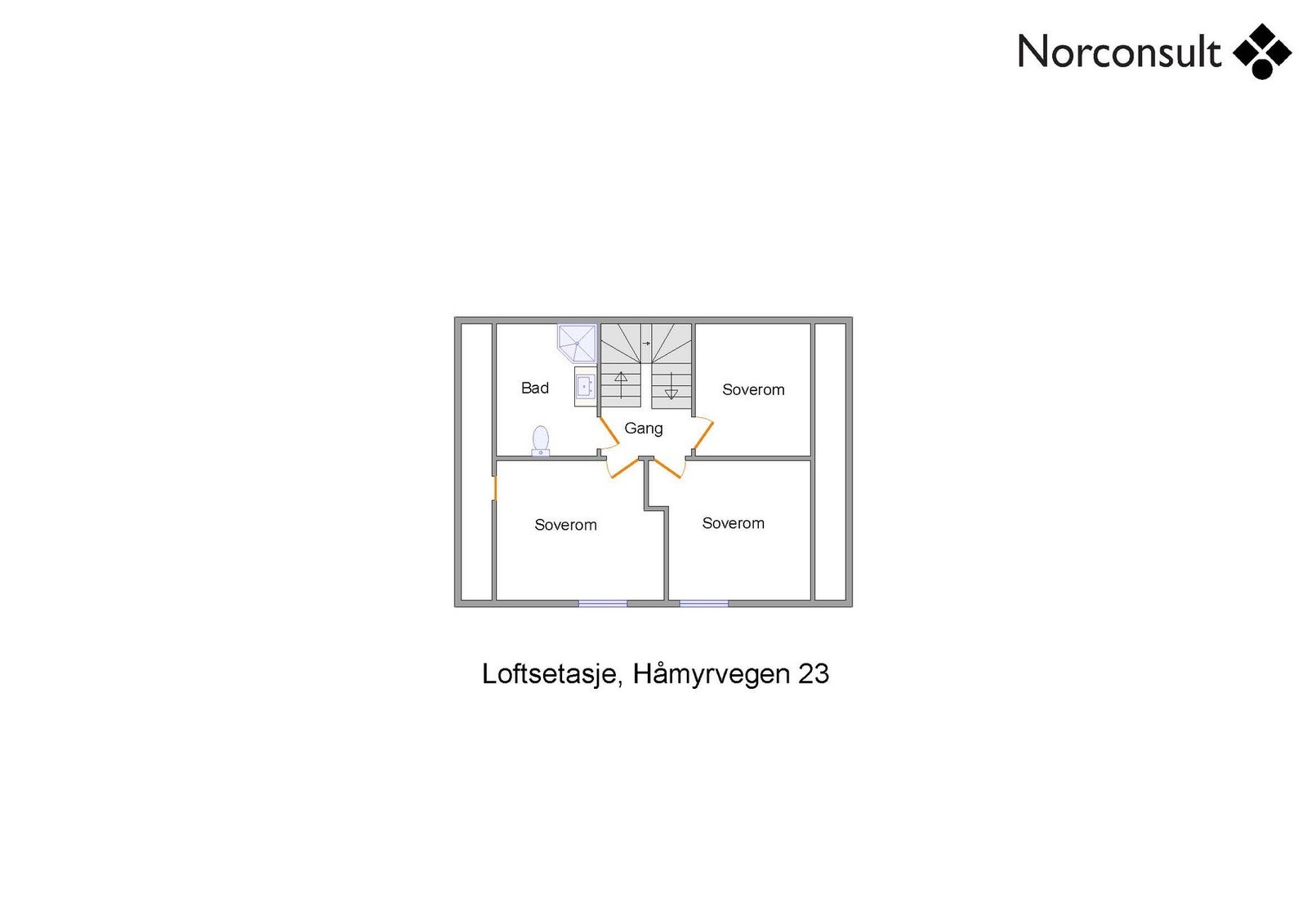 Planskisse - Loft Galleribilde