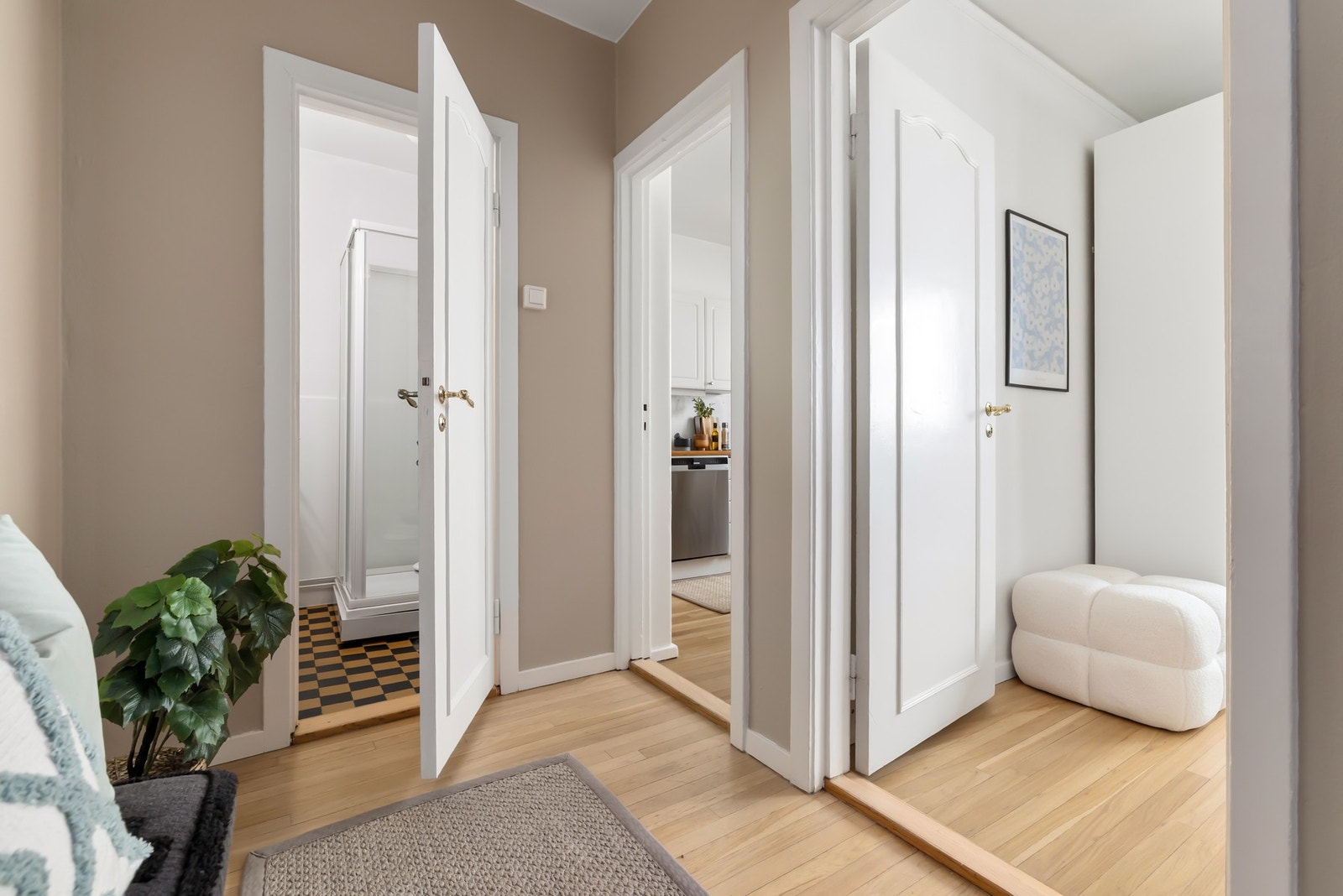 Gang som binder rommene sammen Galleribilde