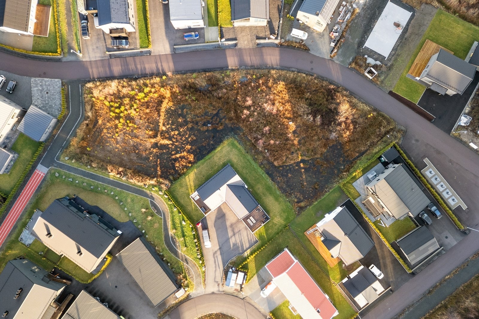 Byggeklar tomt Galleribilde