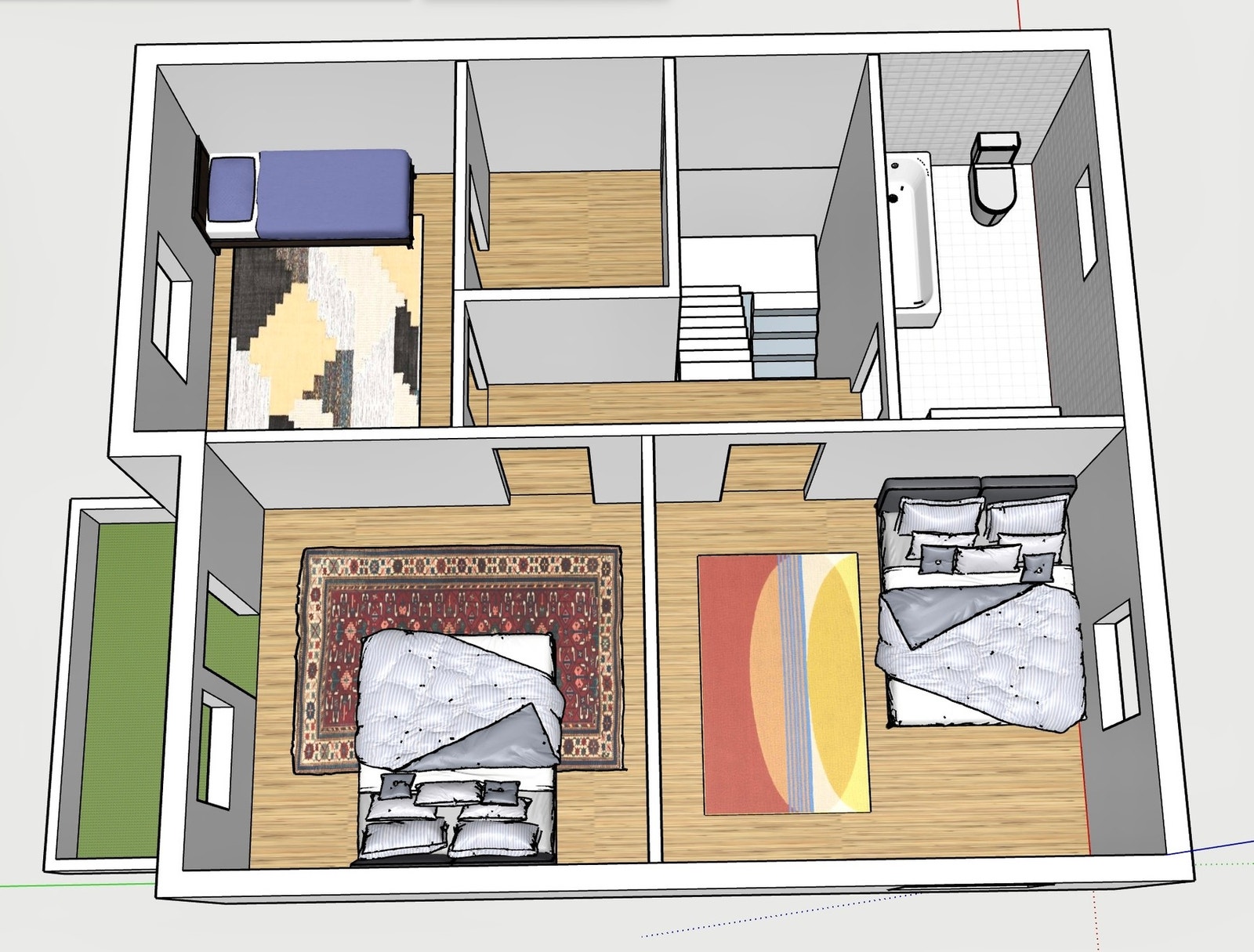 Plantegning 2.etasje Galleribilde