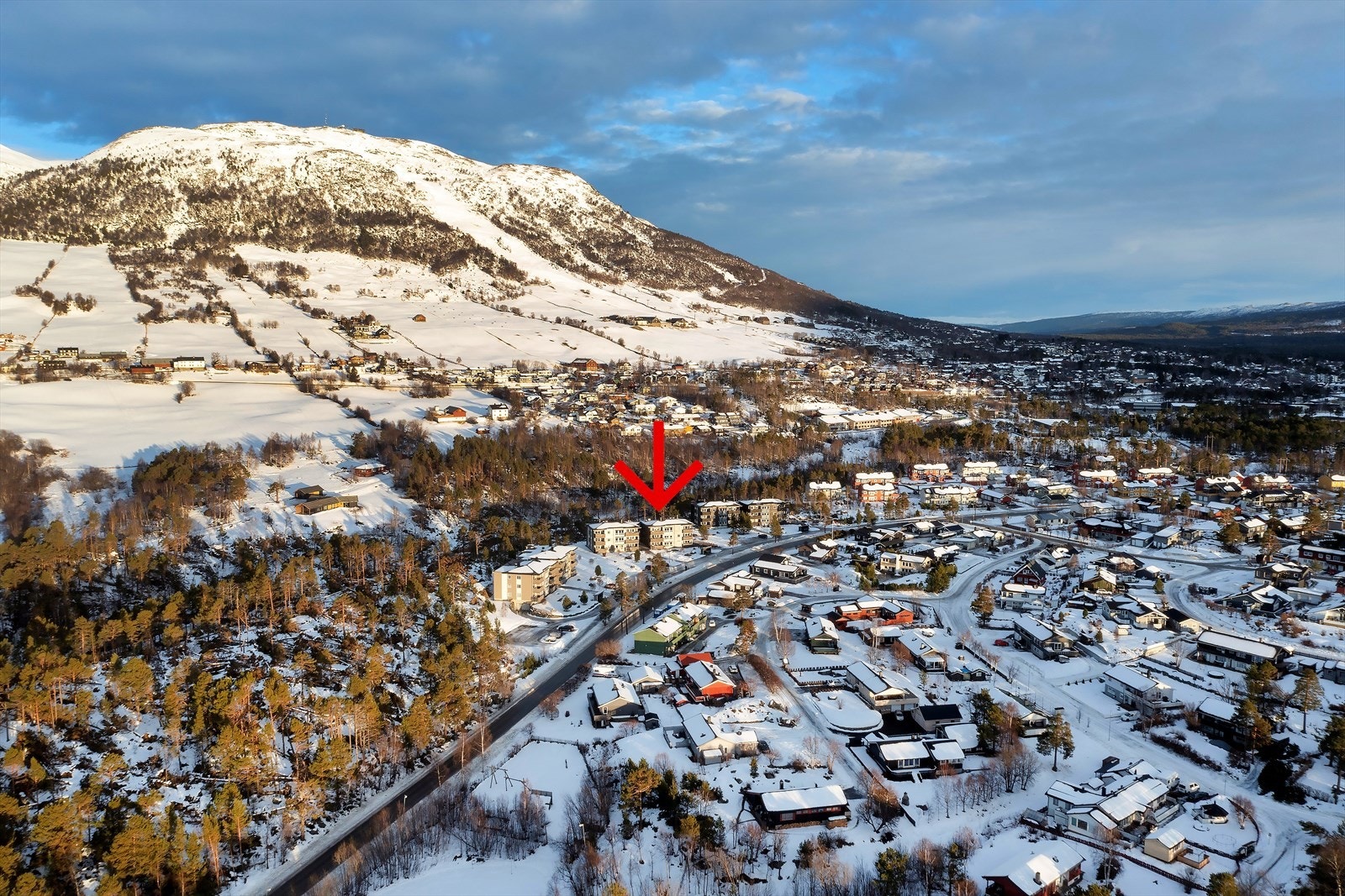 Vikavegen Park, et veldrevet boligsameie sørvest i Oppdal sentrum Galleribilde