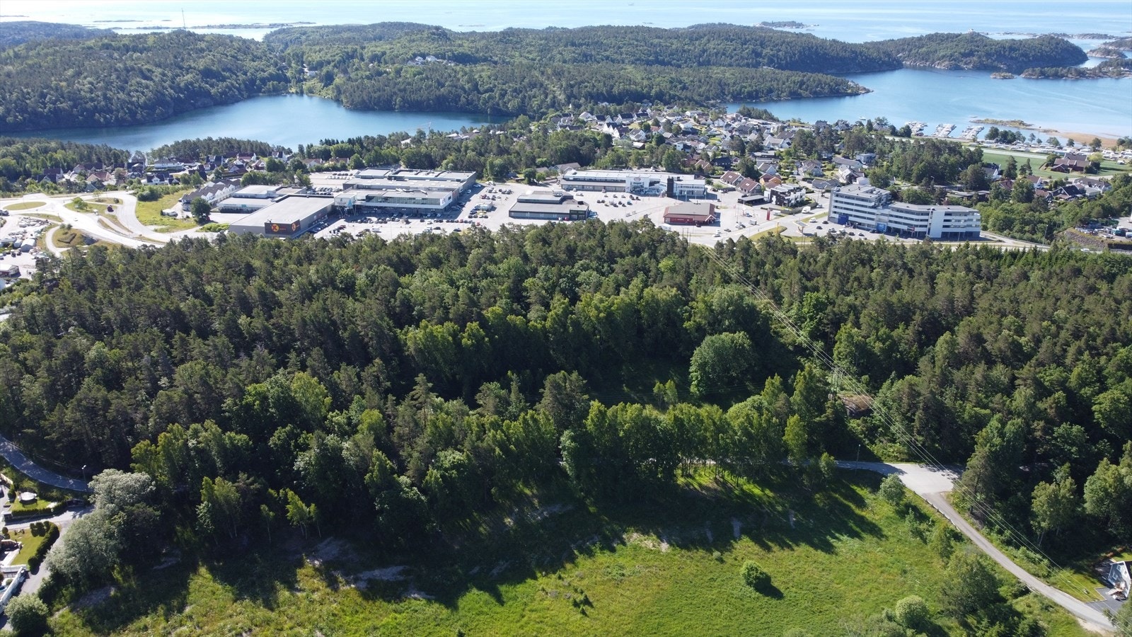 Område sett fra nordvest Galleribilde