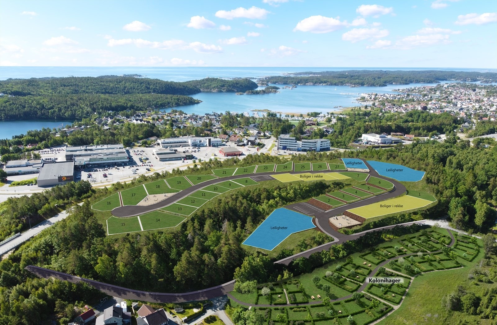 Tingsakeråsen - Tomtekart Galleribilde