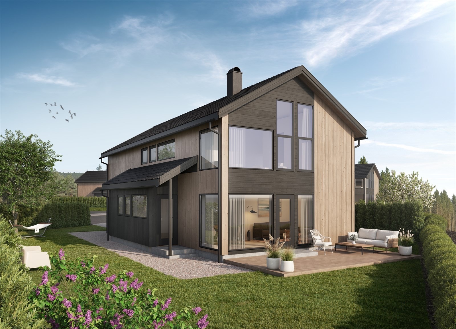 Enebolig - eksempel - Eksteriør Galleribilde